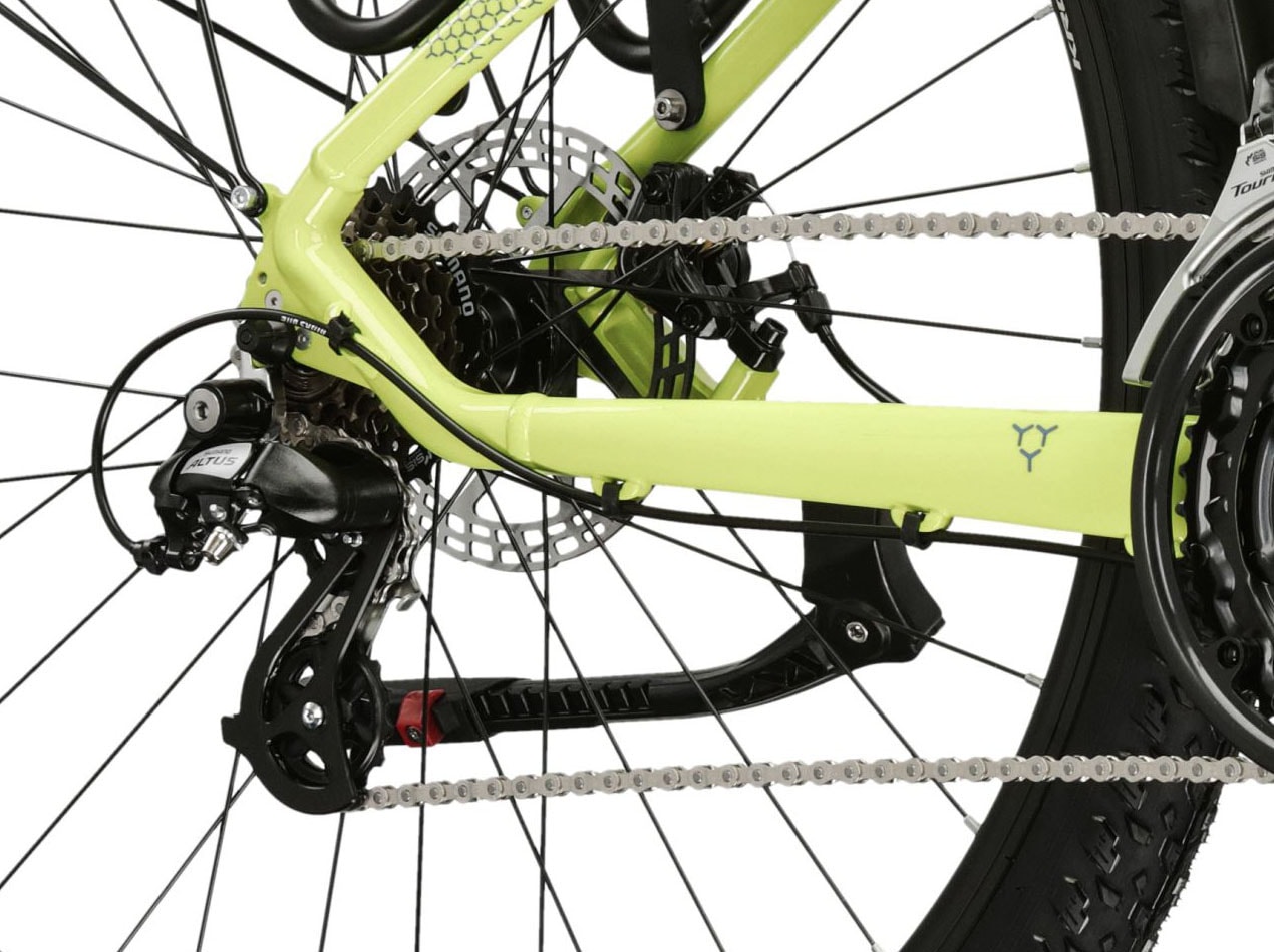 Kross Mountainbike »KROSS MTB Hardtail Hexagon 2.0 27,5" grün 21 Gänge«, 21 Gang, Shimano, ALTUS M310 Schaltwerk, Kettenschaltung