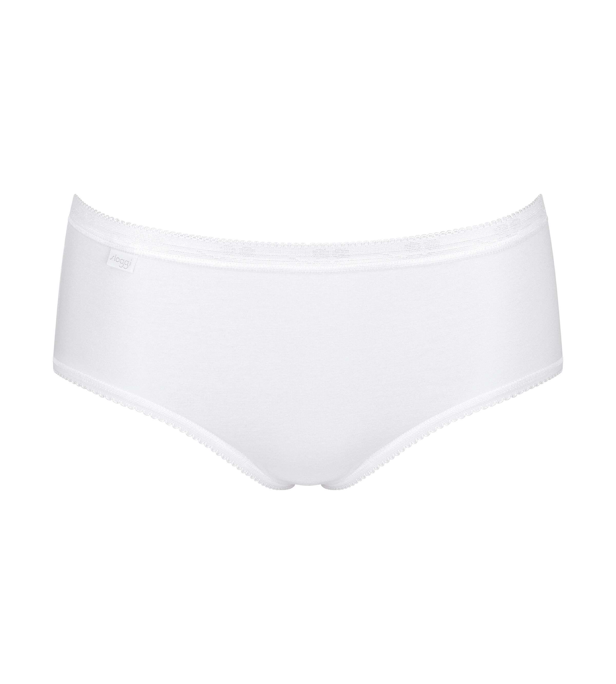 sloggi Midislip »Basic+«, (3er Pack), Baumwollmix, klassischer Stil, mittelhoher Bund, Softnähte