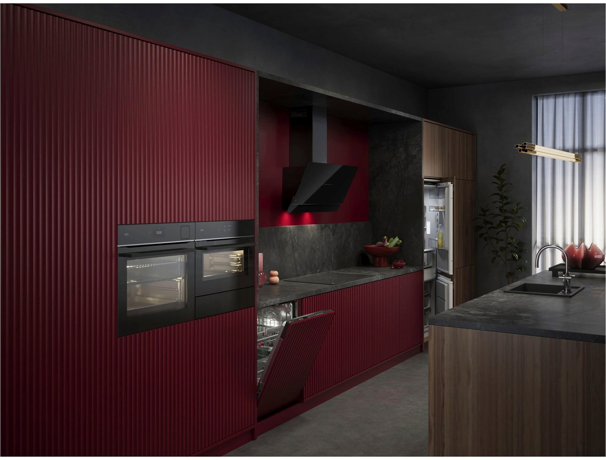 AEG vollintegrierbarer Geschirrspüler Serie 7000, 60 cm, WiFi »V72GIB10SN« 13 tlg. Maßgedecke Wassersparende Spülmaschine: 8,4l im Eco-Programm-effiziente Reinigung