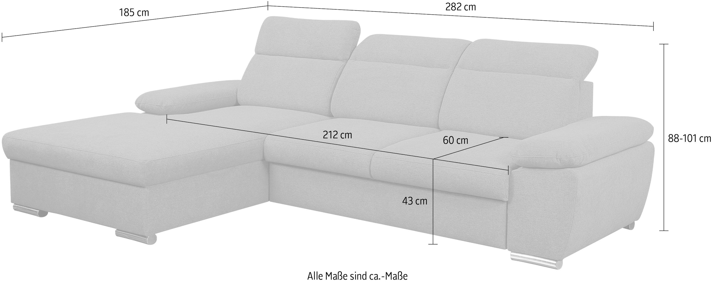 WERK2 Ecksofa »Memo Palma«