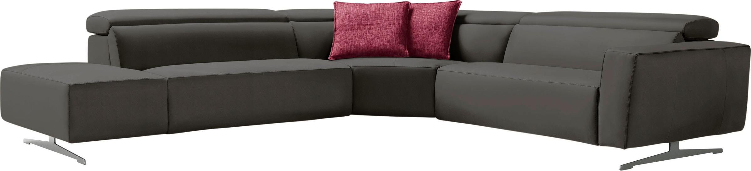 Egoitaliano Ecksofa »Stefanie-e, Designsofa der Extraklasse, bequem mit hoh günstig online kaufen