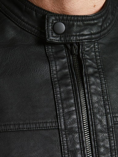Jack & Jones Lederimitatjacke »JJEWARNER JACKET NOOS«