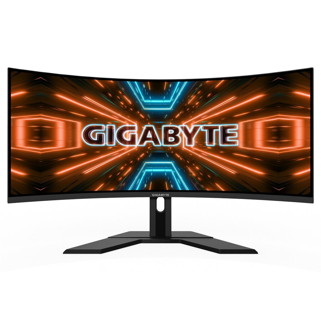 Gigabyte Gaming-Monitor »G34WQC«, 86,4 cm/34 Zoll, 3440 x 1440 px, QHD, 1 ms Reaktionszeit, 144 Hz, Energiesparmodus 0,5 Watt, Standby-Modus 0,3 Watt