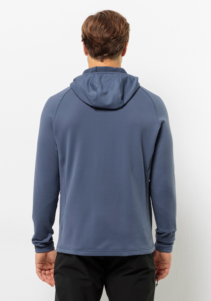 Jack Wolfskin Fleecejacke »KOLBENBERG HOODED FZ M«, mit Kapuze