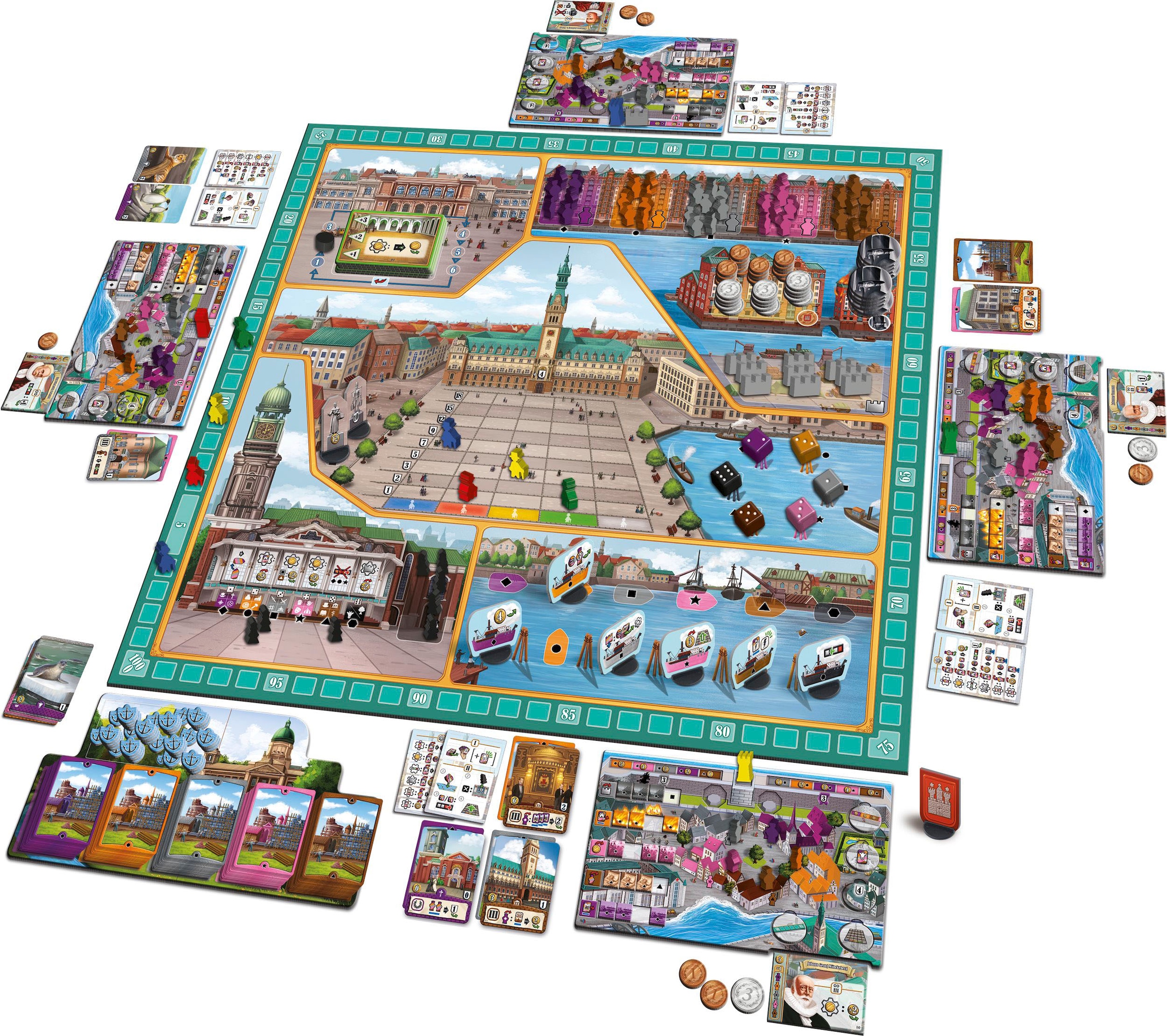 Queen Games Spiel »Hamburg Classic«, Made in Germany