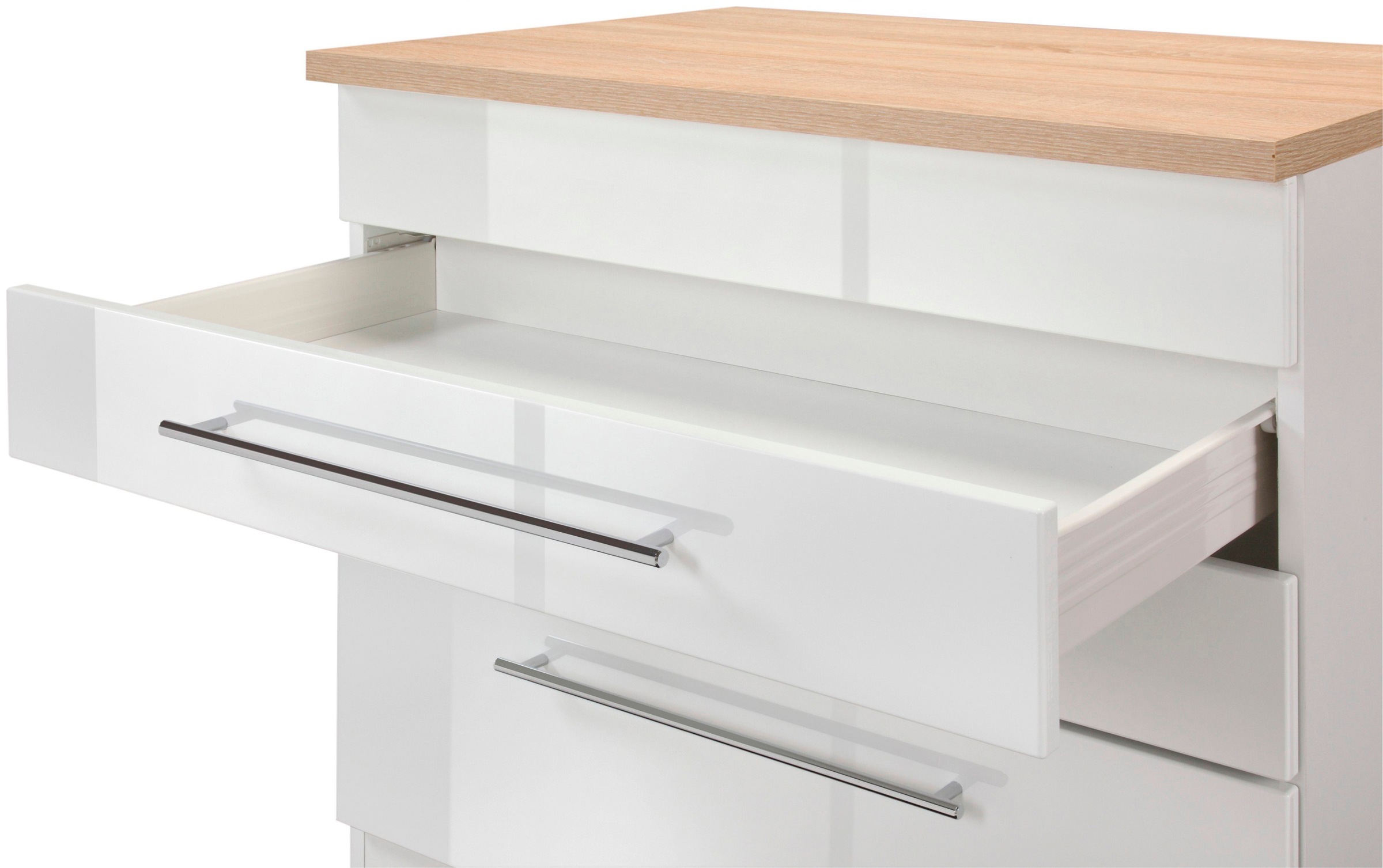 HELD MÖBEL Küchenzeile »Wien«, Breite 430 cm, wahlweise mit E-Geräten und Induktion