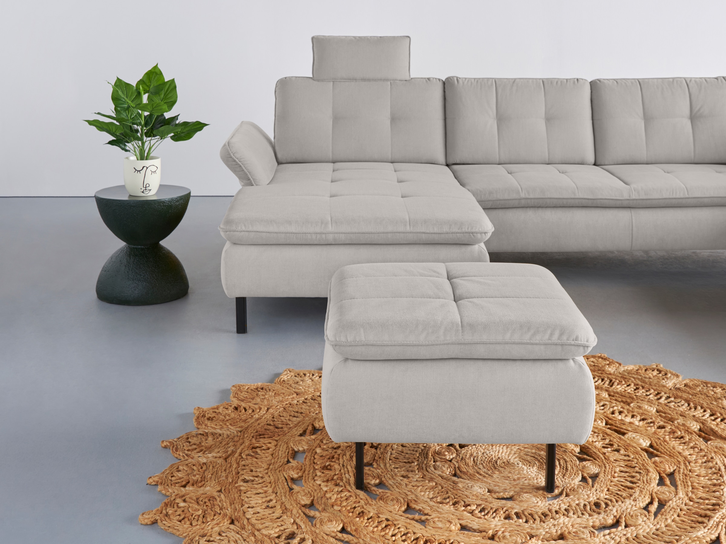 INOSIGN Polsterhocker »Birkholm« passend zur Serie "Birkholm", B/T/H: 65/65 günstig online kaufen