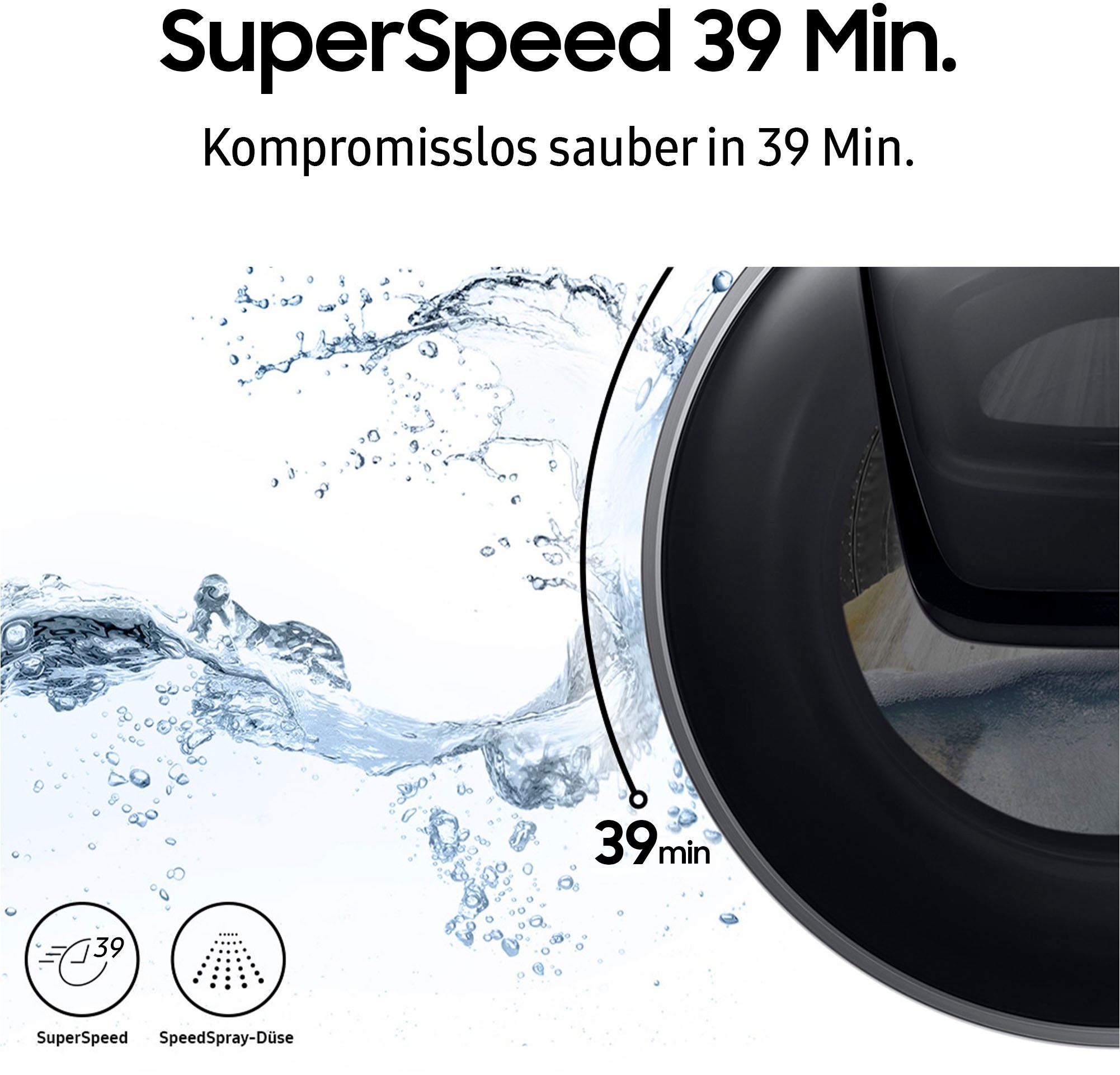 Samsung Waschmaschine WW8500T »WW81T854ABT«, 8 kg, 1400 U/min, QuickDrive™