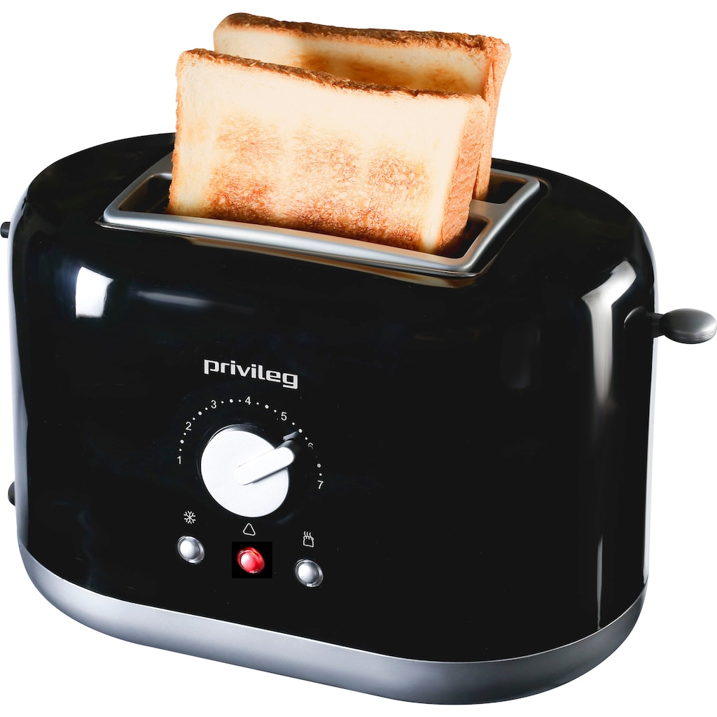 Privileg Toaster »PT2870BPH«, 2 kurze Schlitze, 870 W