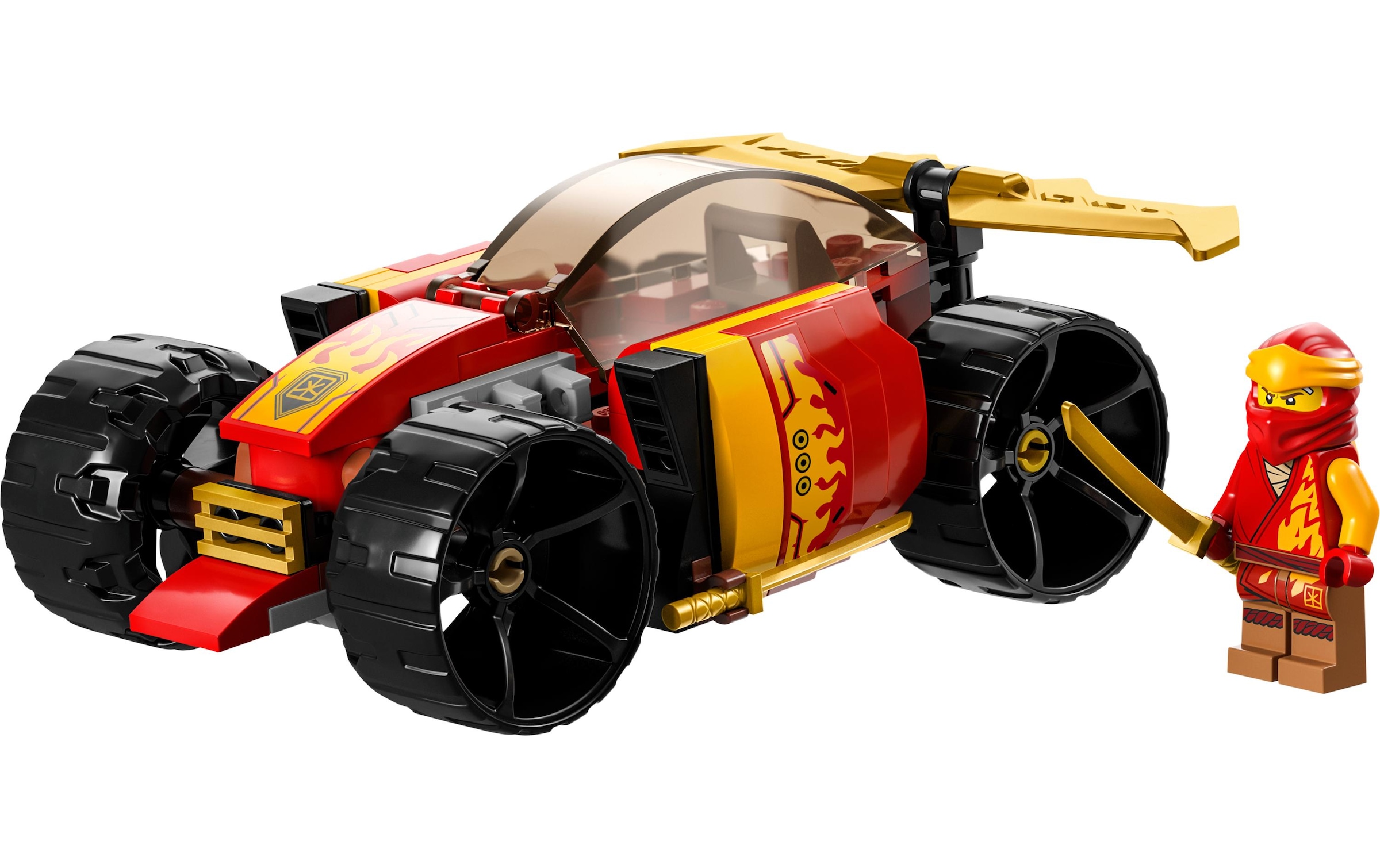 LEGO® Konstruktionsspielsteine »Kais Ninja-Rennwagen EVO«