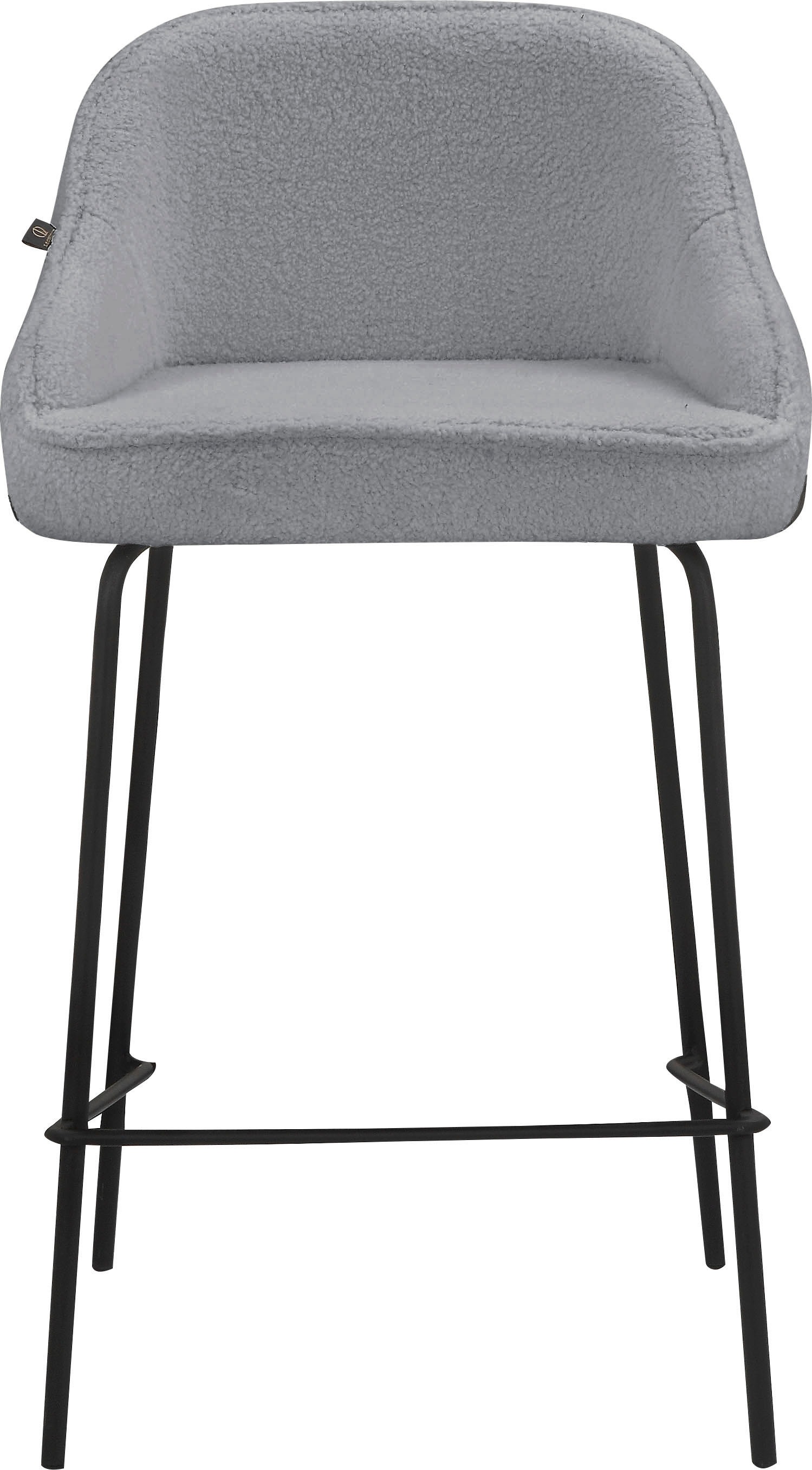 Leonique 4-Fußstuhl »Puant«, 2 St., Struktur, mit Stoff aus Polyester/recyceltem Polyester, Sitzhöhe 65 cm