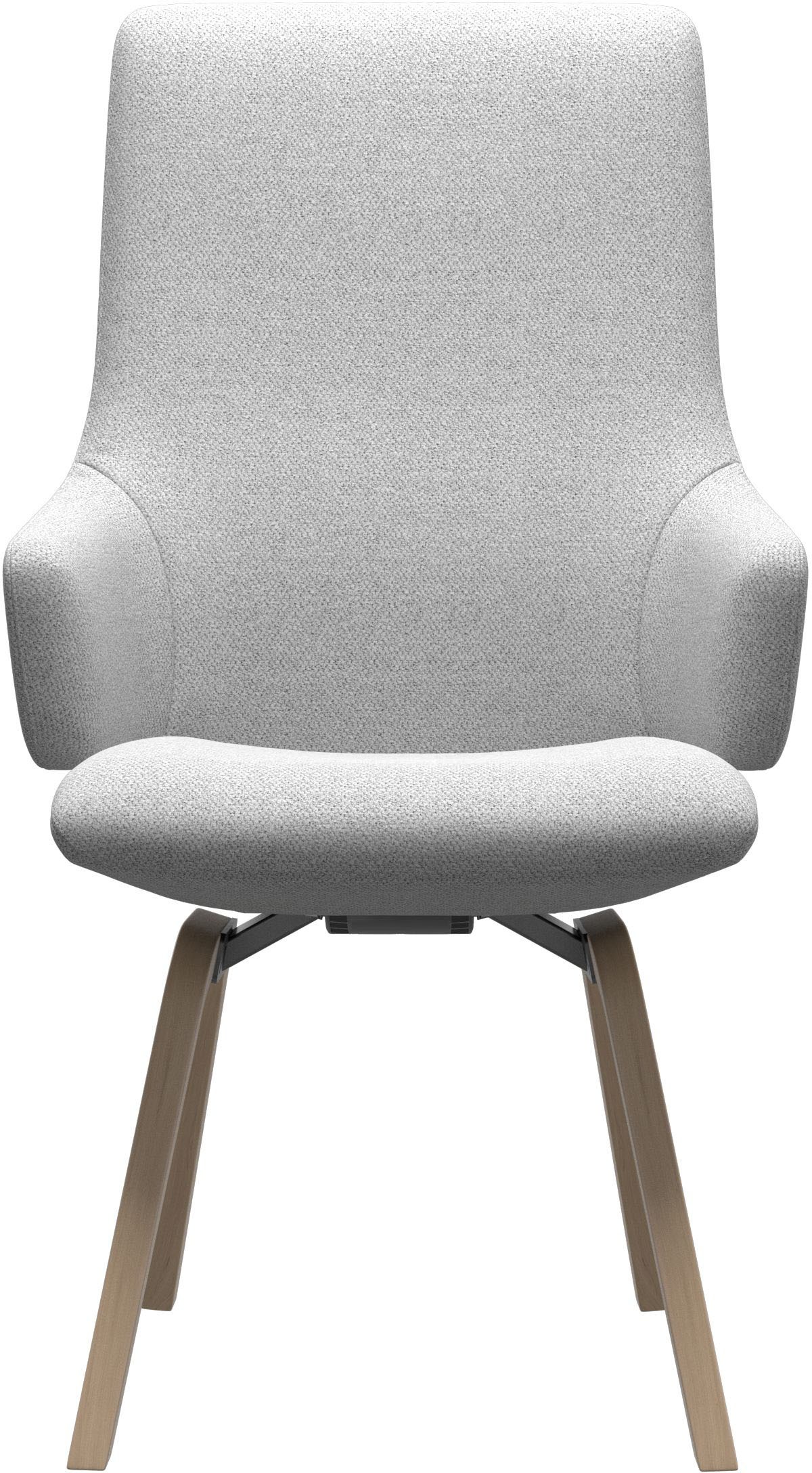 Stressless® Polsterstuhl »Laurel«, ROHLEDER Stoff Q2 FARON, High Back mit Armlehne, Größe L, mit schräggestellten Beinen