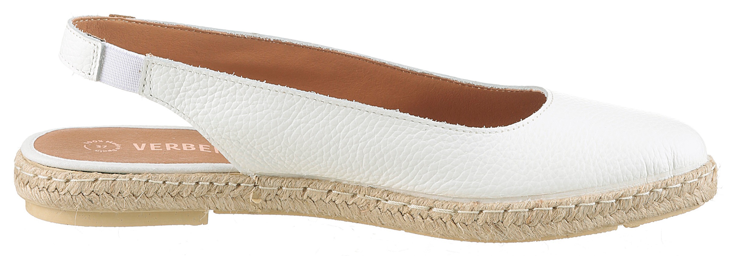 VERBENAS Slingsandale »Kiara Nucleo«, Sommerschuh, Slingsandale, Slipper, Schlupfschuh mit Juterahmen