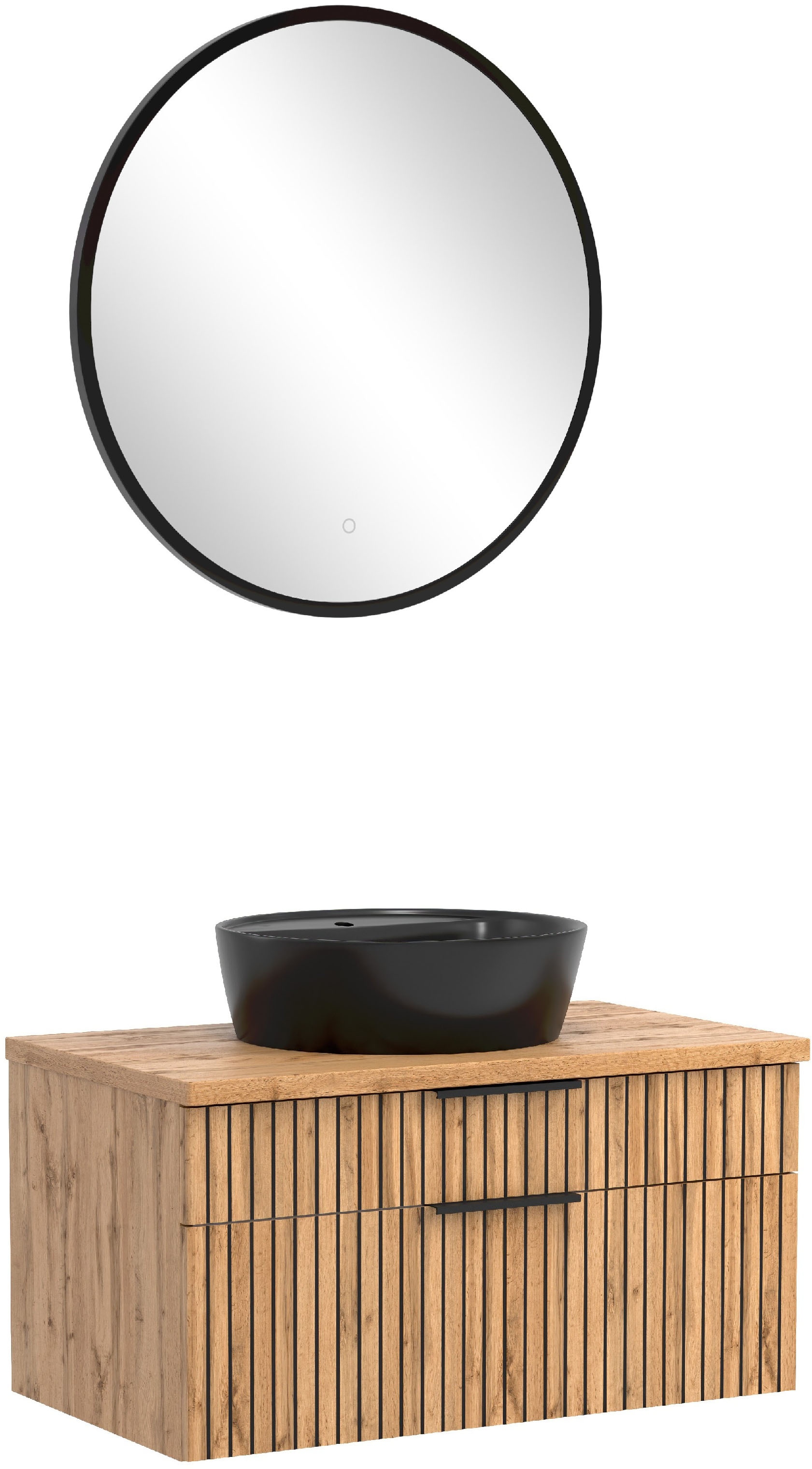welltime Badmöbel-Set »Welltime, Carlton Waschtisch-Set, 80 oder 120 cm, ge günstig online kaufen