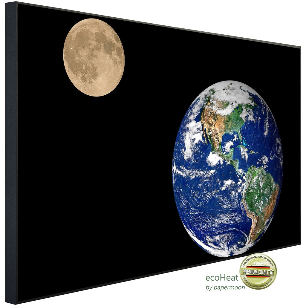 Papermoon Infrarotheizung »Erde und Mond«