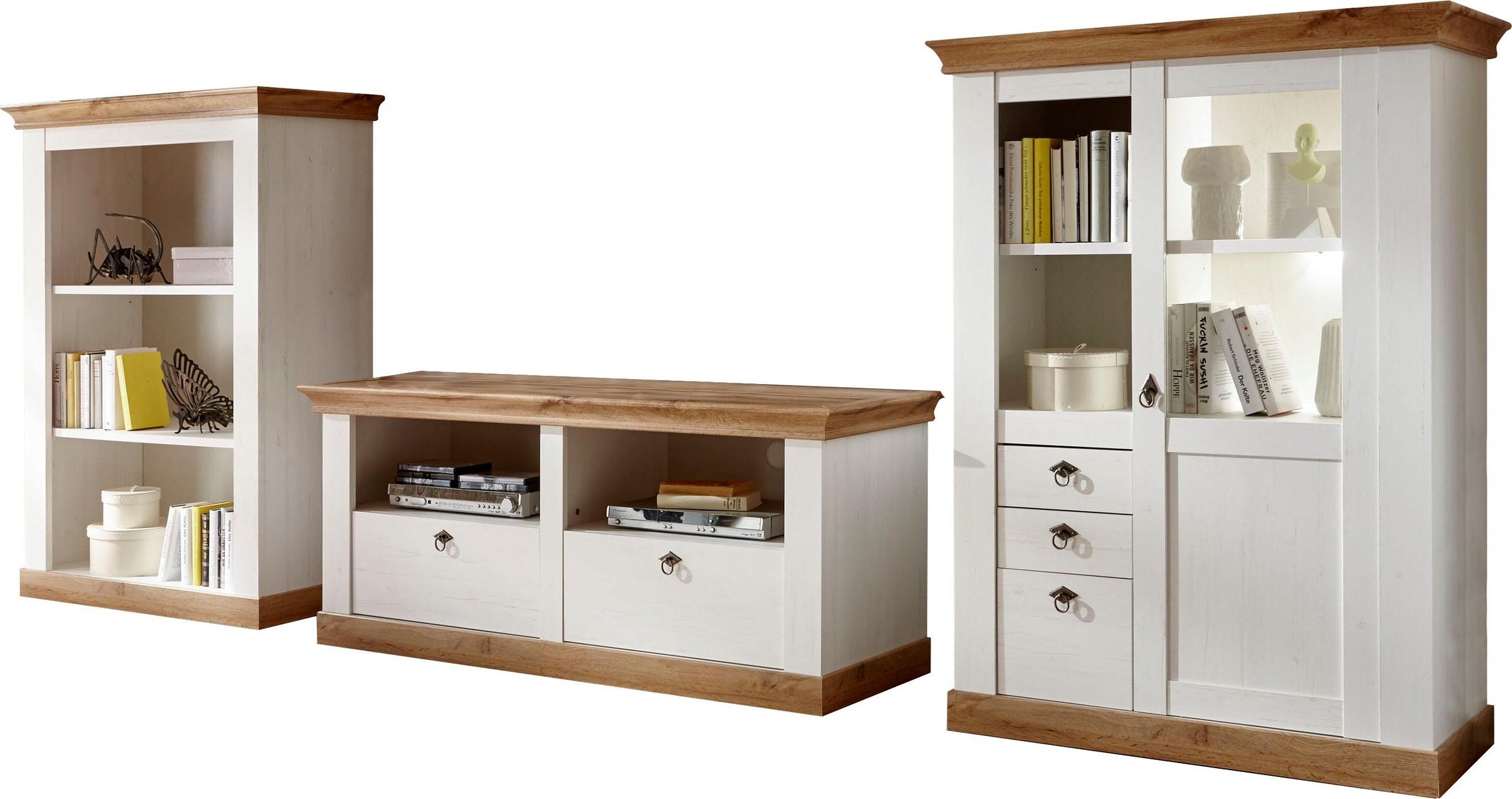 Home affaire Wohnwand "Cremona" Set, 3 Stk. tlg. günstig online kaufen