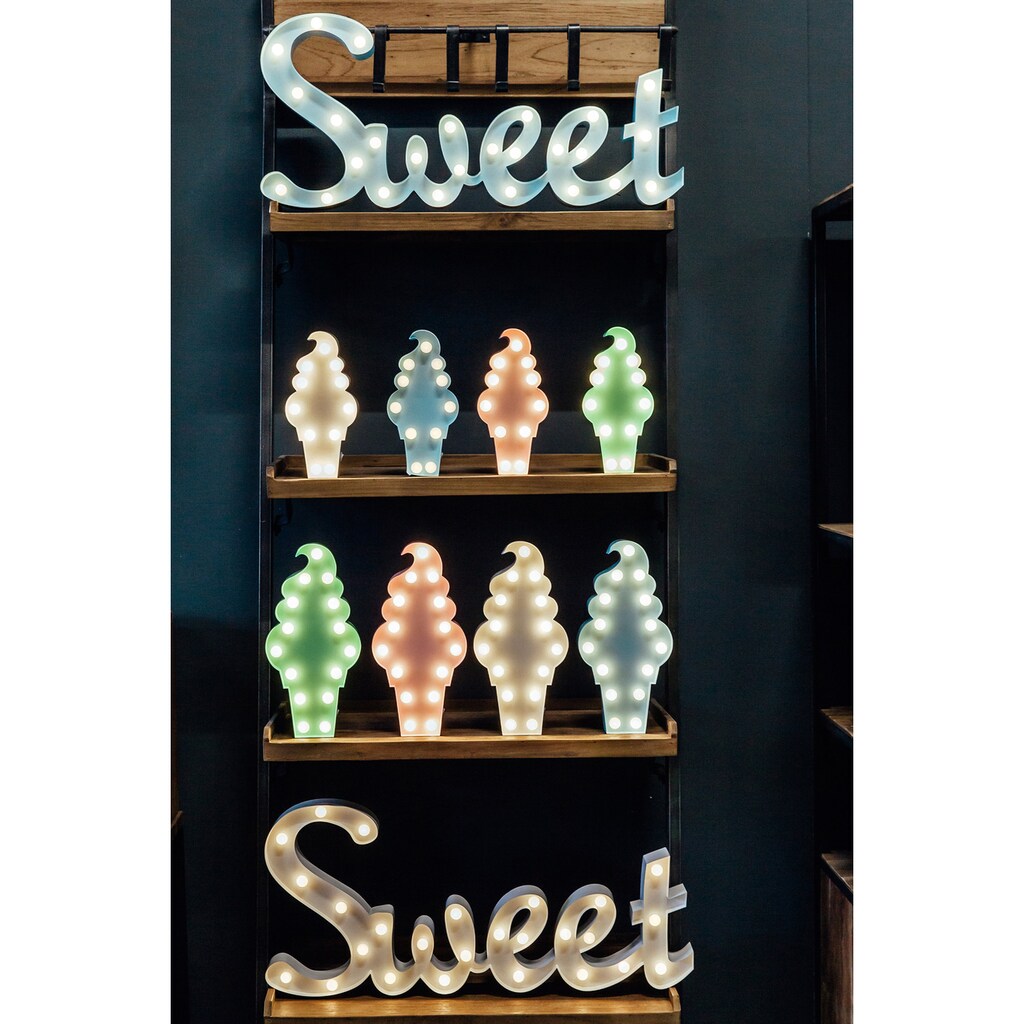 MARQUEE LIGHTS LED Dekolicht »Icecream«, 11 flammig-flammig