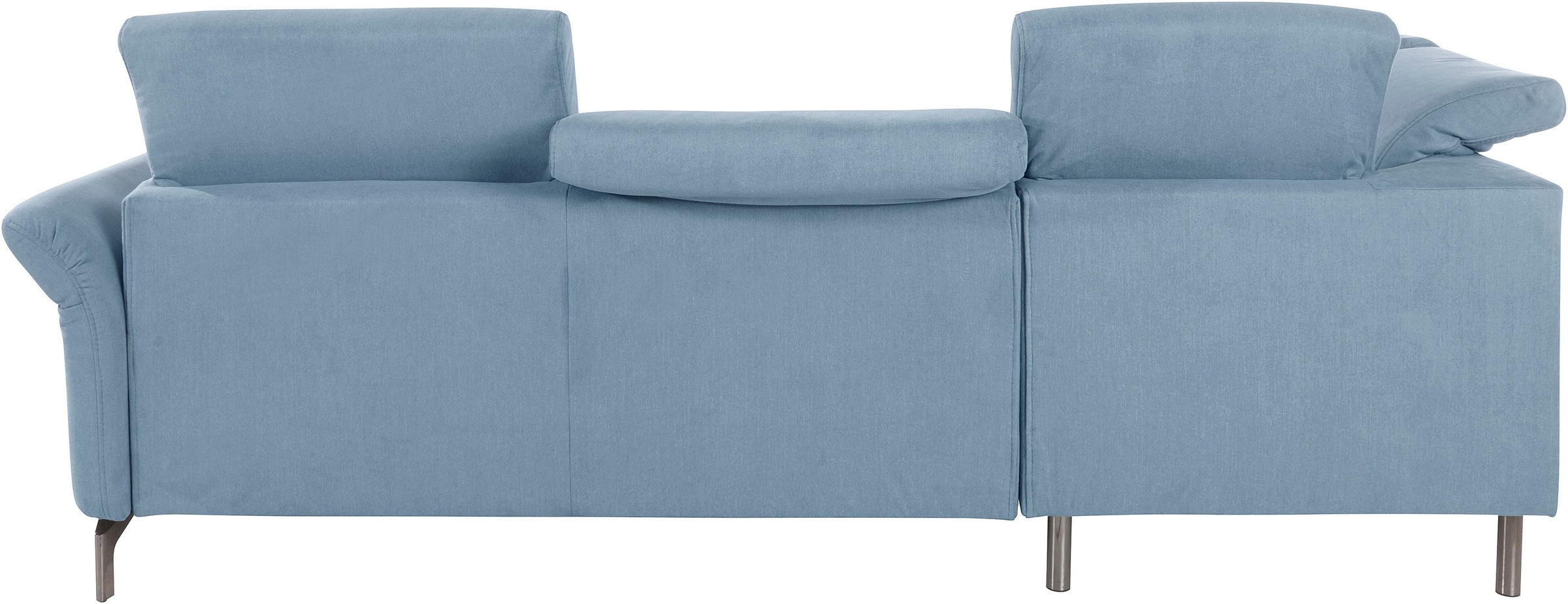 INOSIGN Ecksofa »Fresh L-Form«, Federkern, wahlweise Kopfteilverstellung und motorischer Vorziehsitz