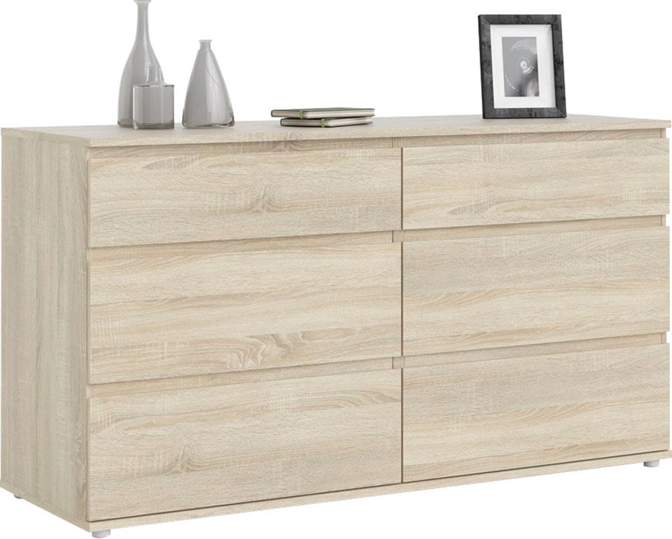 INOSIGN Kommode »Nova, Aufbewahrung, Schubladenschrank, Stauraum«, 8 Schubladen, Stauraum, grifflos, Breite 154 cm, Höhe 84 cm