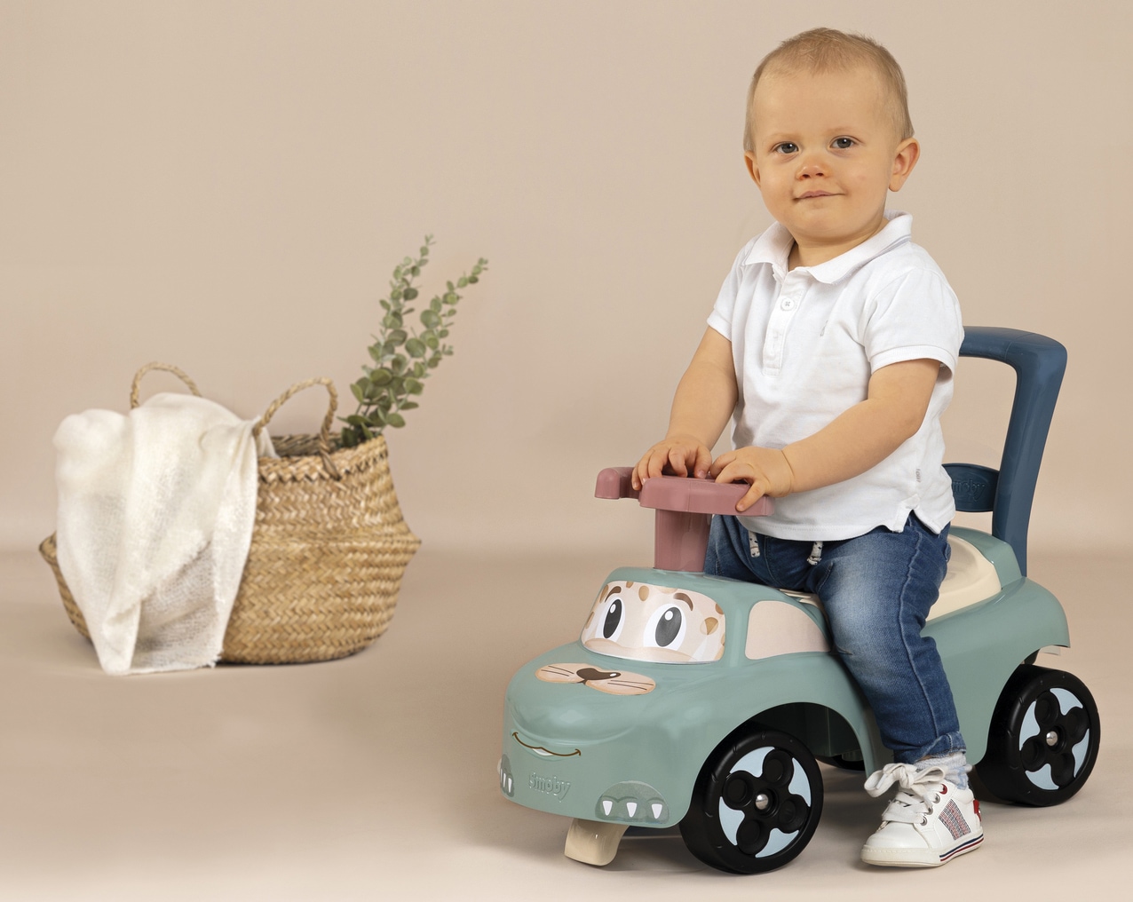 Smoby Rutscherauto »Little Smoby, Mein erstes Auto«, auch als Lauflernhilfe nutzbar