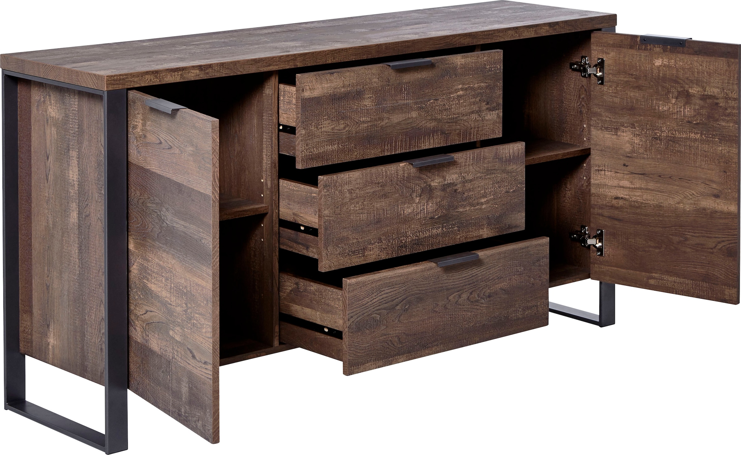 Jahnke Sideboard »LOOP SB 150«, (1 St.), mit 2 Türen + 3 Schubladen, Breite ca. 150 cm