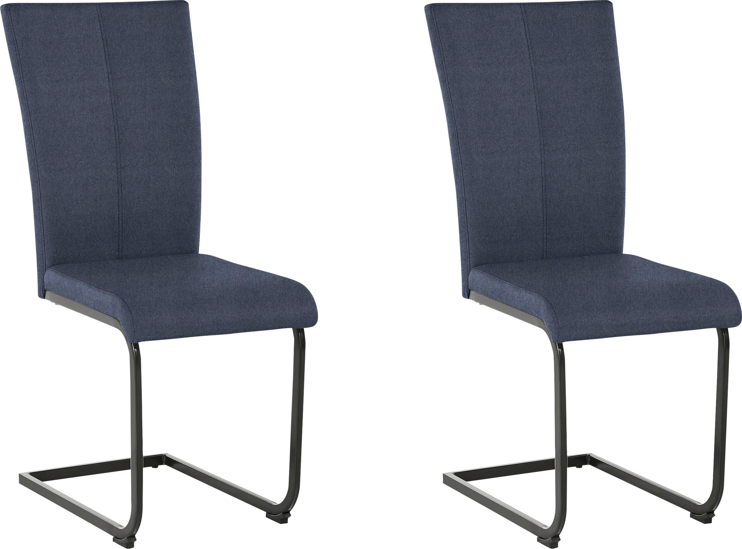 Home affaire Freischwinger »Oliver«, (Set), 2 St., Microfaser, Stuhl belast günstig online kaufen