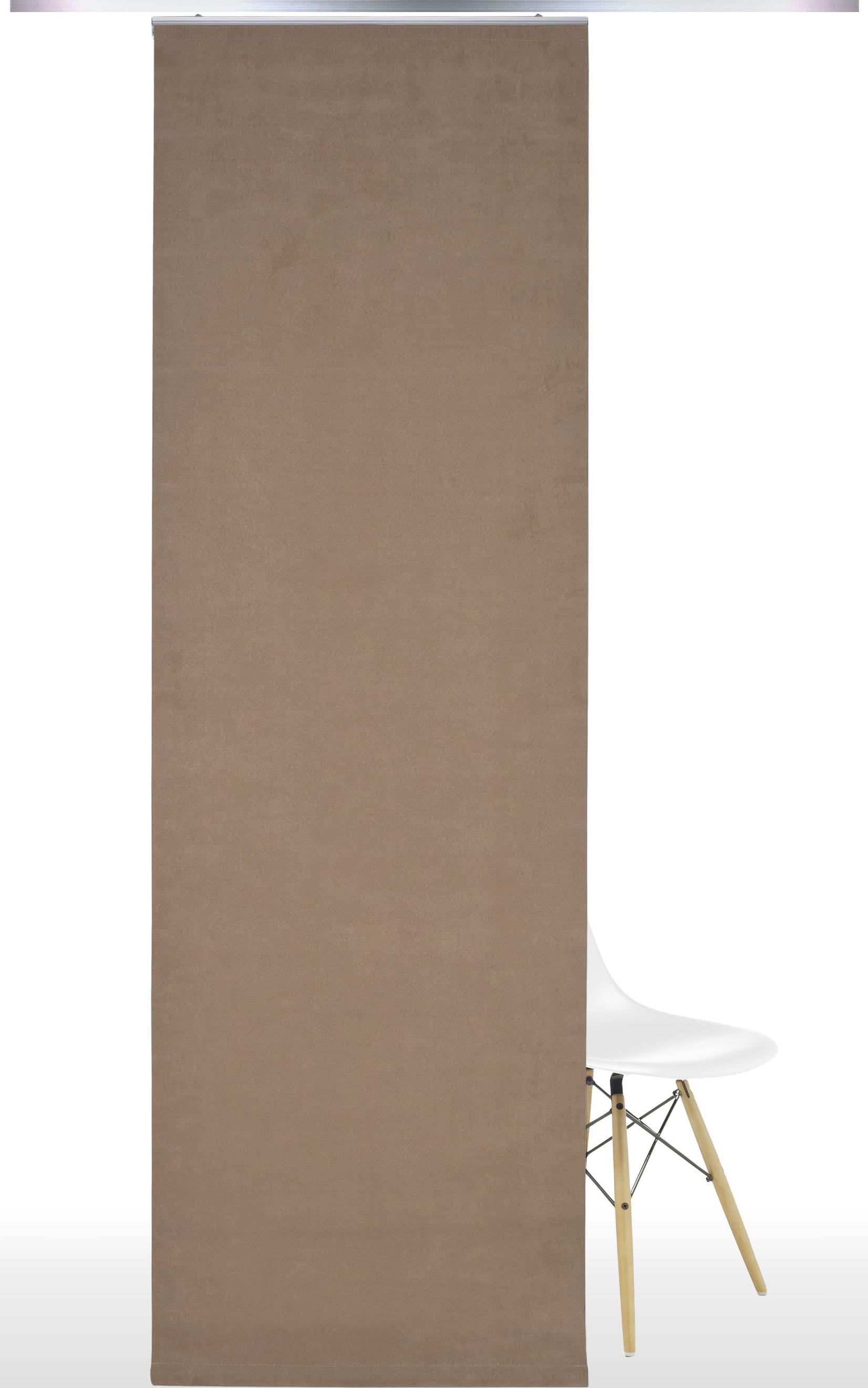 Liedeco Schiebegardine Klettband 1 Stk. tlg. HxB: 245x60, ohne Paneelwagen günstig online kaufen