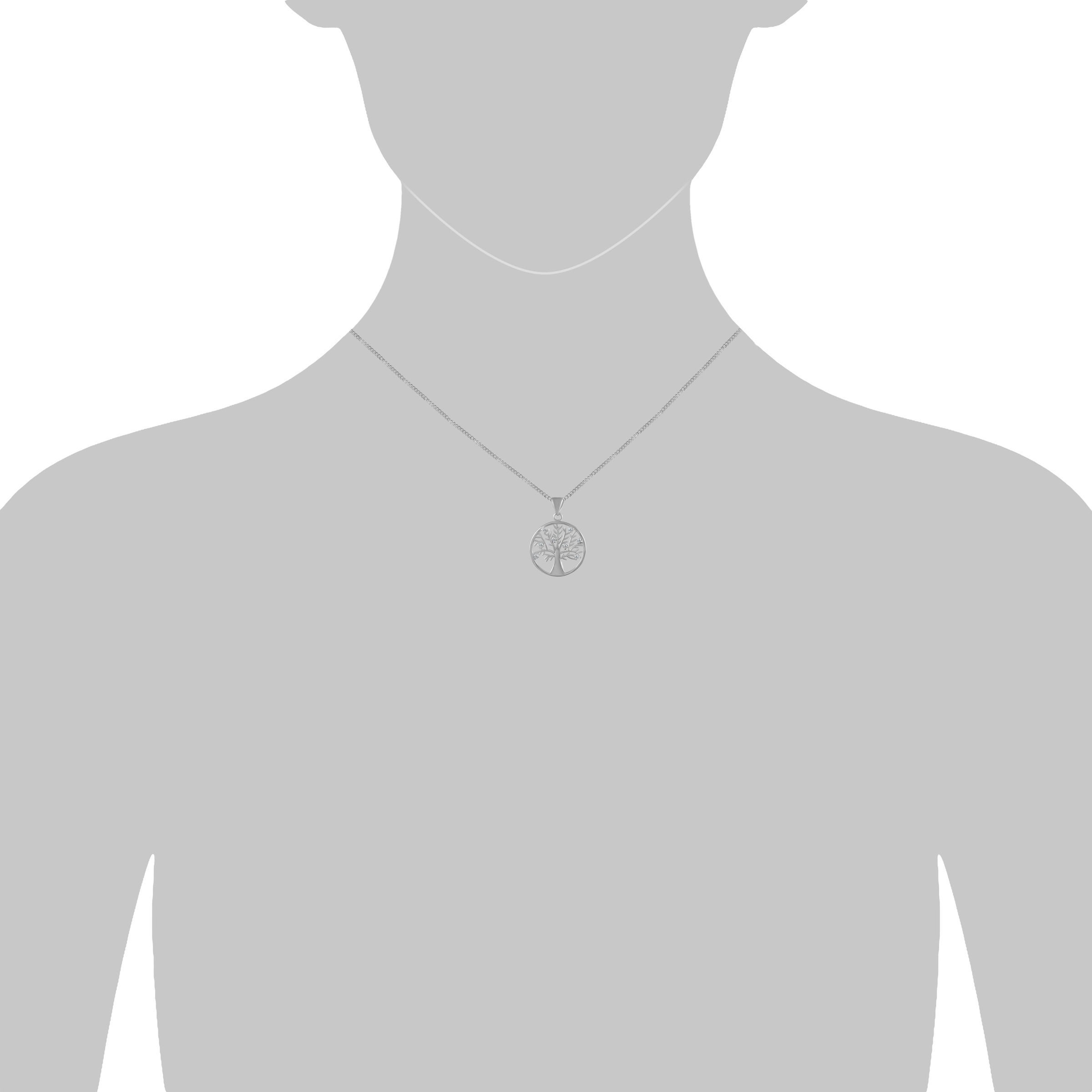 Vivance Kette mit Anhänger »925 Sterling Silber Lebensbaum«