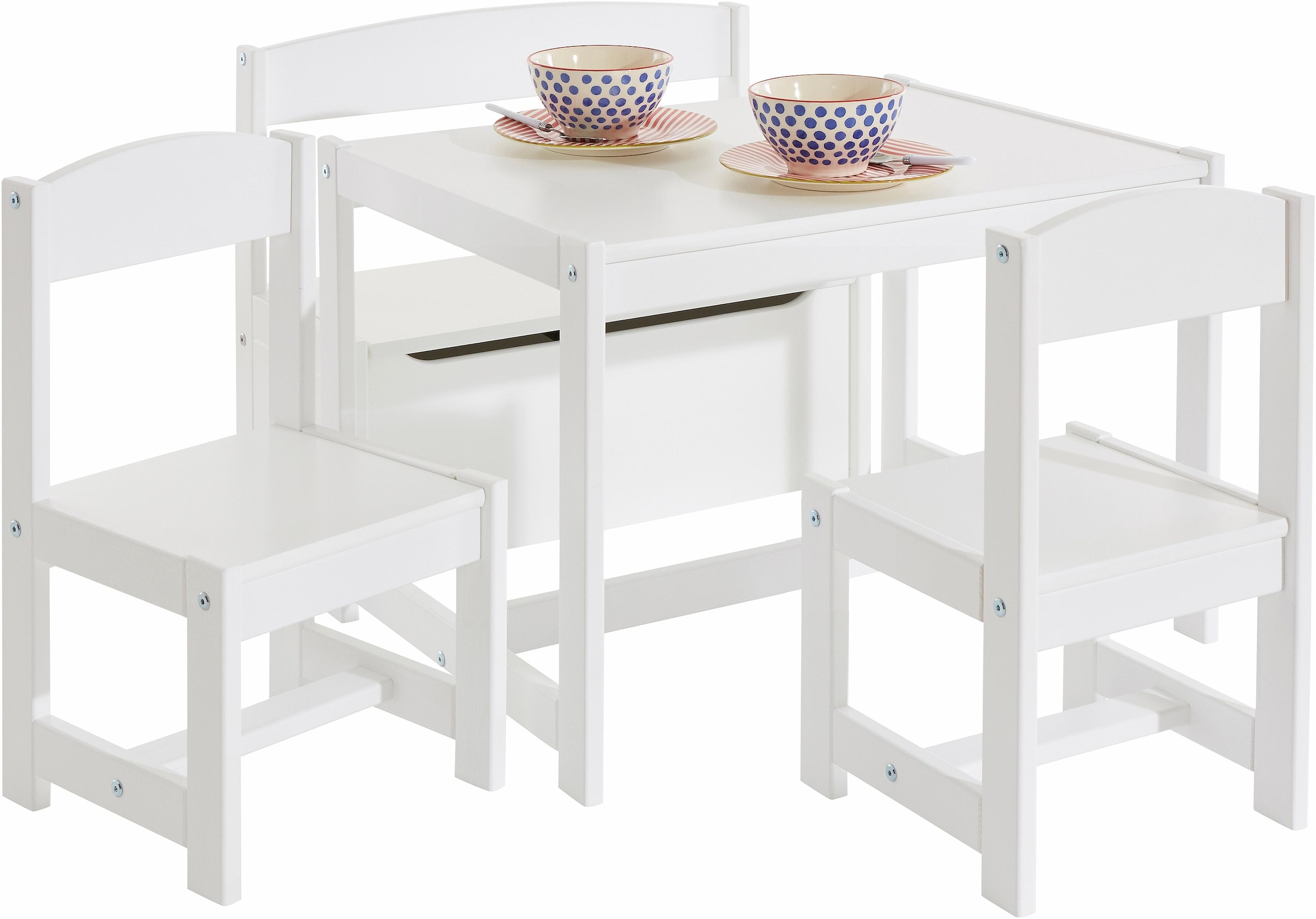 Hoppekids Kindersitzgruppe »MATHILDE« Set, 4 Stk. tlg. mit 2 Stühlen, Tisch günstig online kaufen