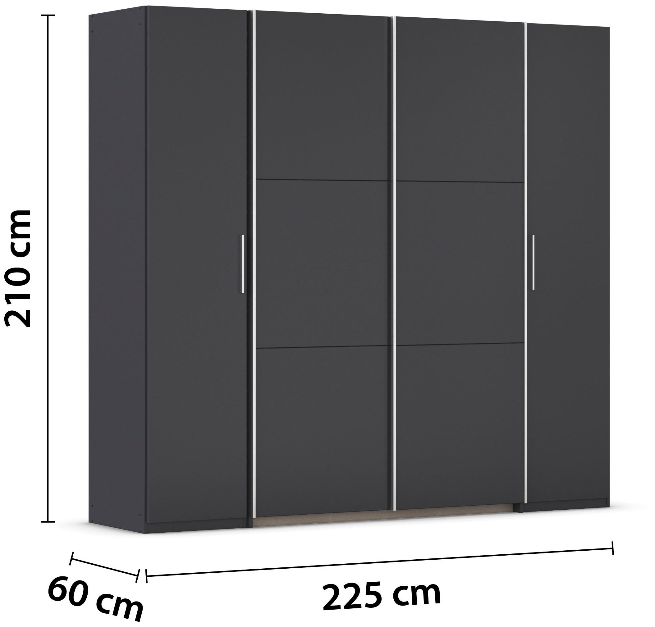 rauch Schwebetürenschrank »Kleiderschrank Drehtürenschrank Schrank Garderobe KRONACH TOPSELLER«, mit Dreh- und Schwebetüren und vielen Einlegeböden MADE IN GERMANY