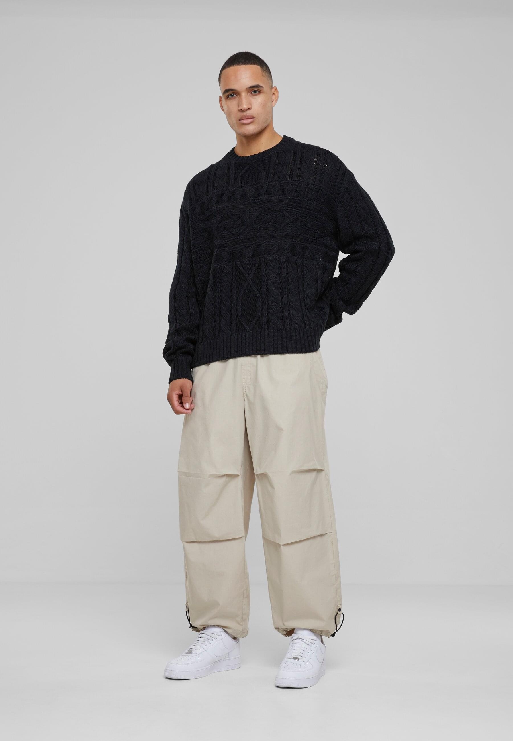 URBAN CLASSICS Rundhalspullover »Urban Classics Herren Set In Boxy Sweater« 1 Stk. tlg.