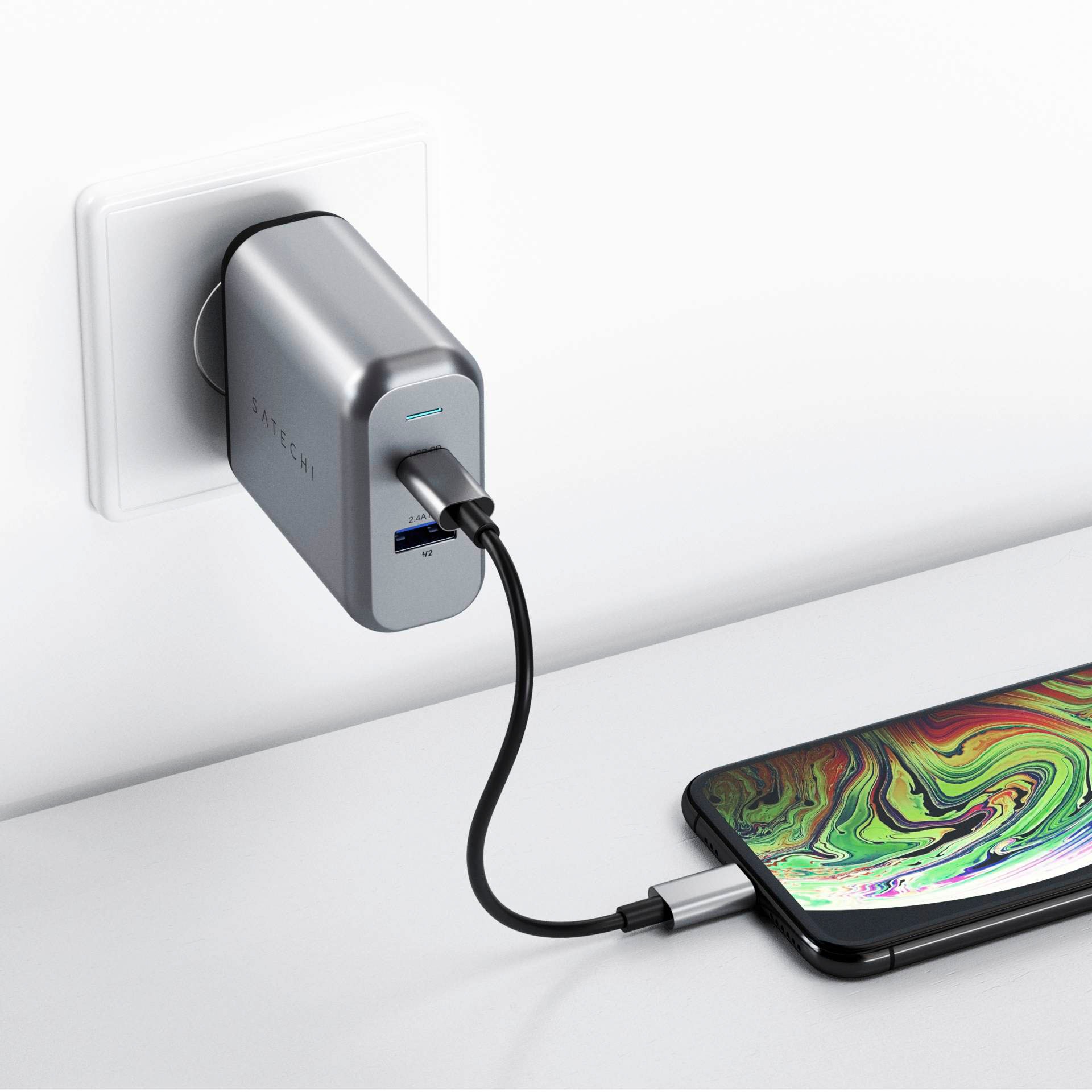 Satechi USB-Ladegerät »30W Dual Port Wall Charger«