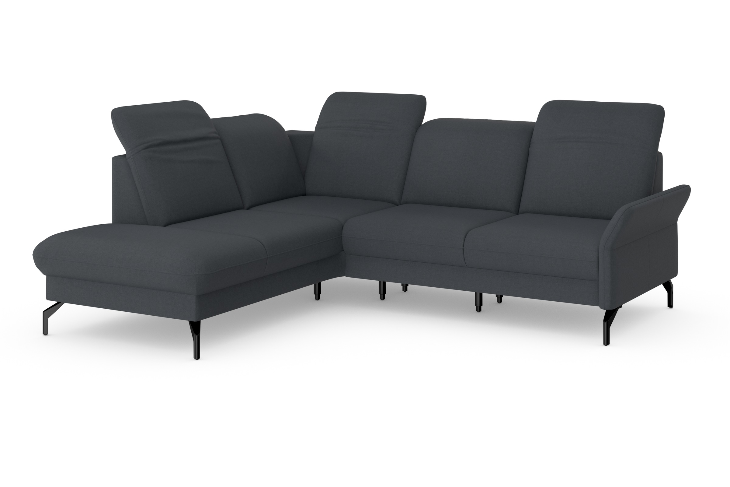 sit&more Ecksofa »Fashion L-Form«, wahlweise mit Kopfteilverstellung und Vorziehsitz, motorisch