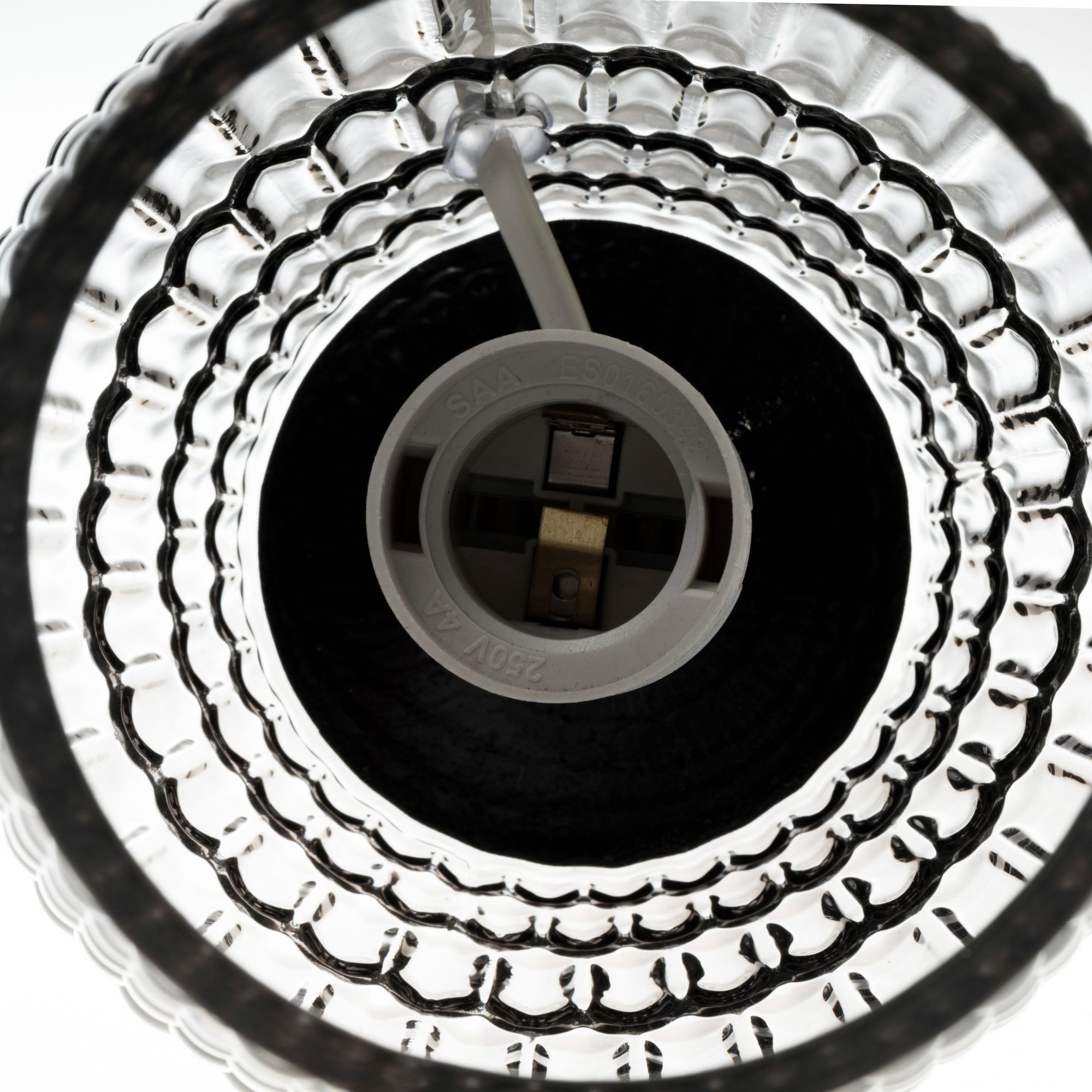 Pauleen LED Tischleuchte »Crystal 1 Grau/Glas Sparkle«, flammig-flammig, kaufen auf 3step dimmbar, E14, Raten