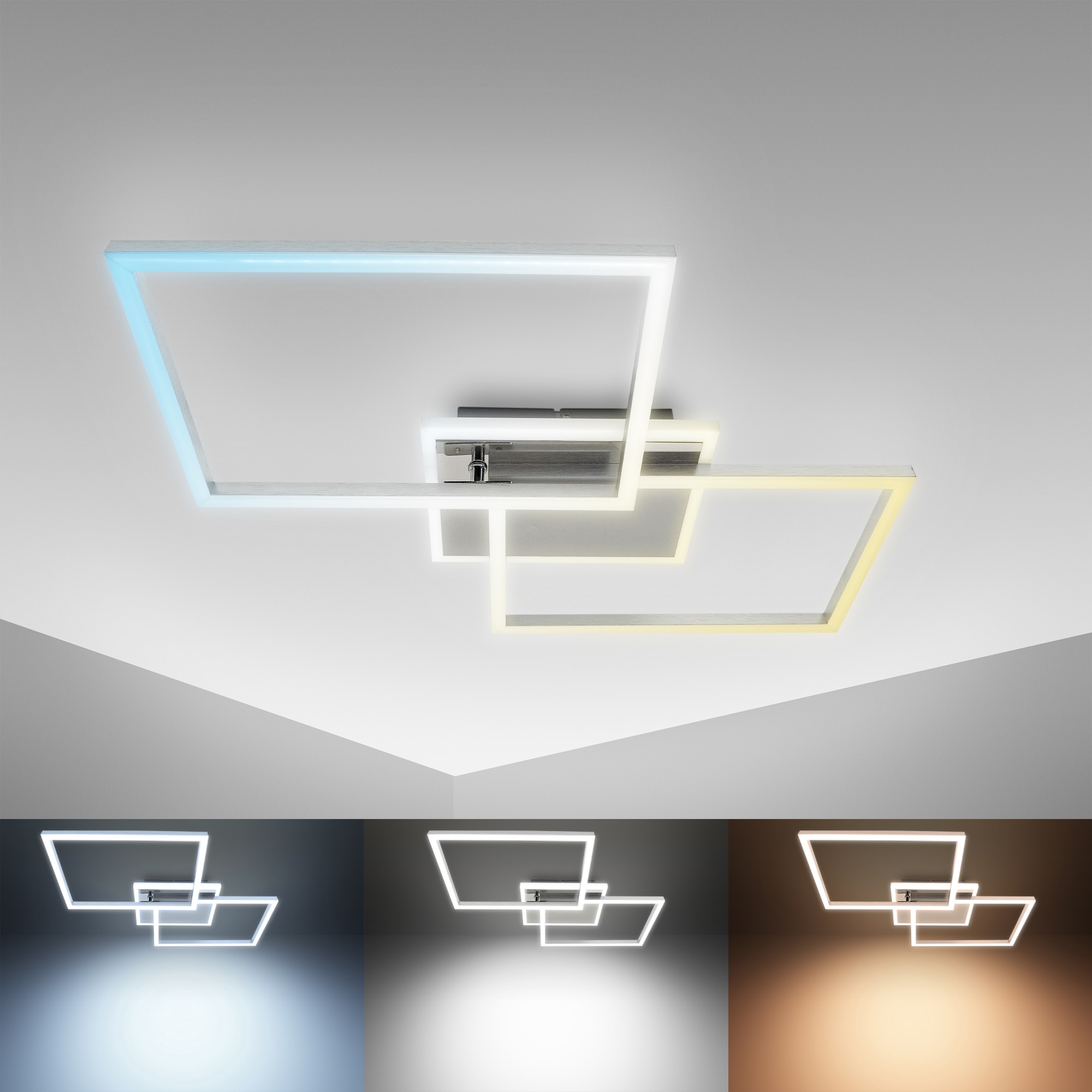 B.K.Licht LED Deckenleuchte »BKL1440 LED Deckenlampe, einstellbare Farbtemp günstig online kaufen