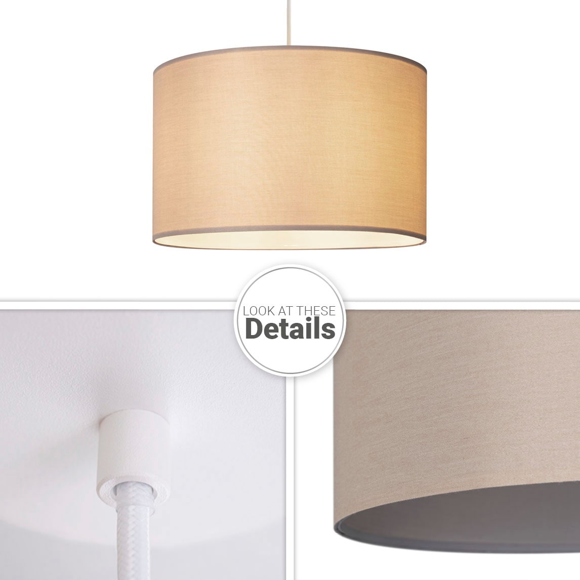 Paco Home Pendelleuchte »HUGO UNI COLOR«, 1 flammig, Leuchtmittel E27 | ohne Leuchtmittel, Deckenlampe LED Wohnzimmer Und Schlafzimmer, Unifarben, Deko E27