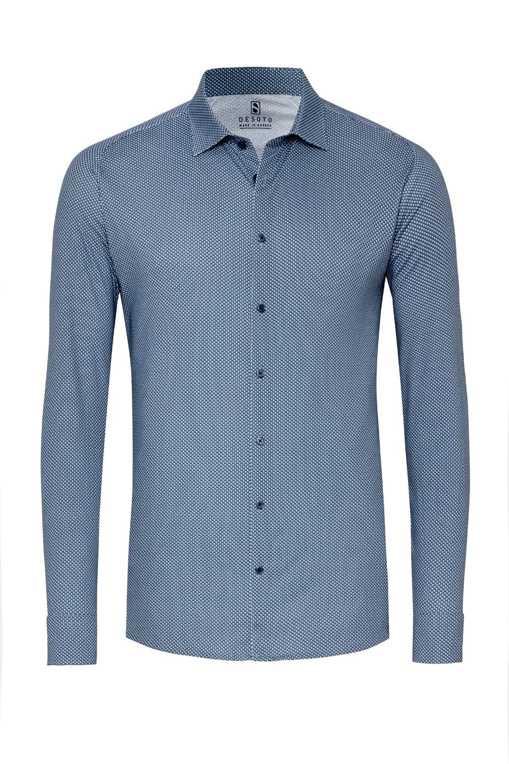 DESOTO Langarmhemd »Jerseyhemd Casual Kent«