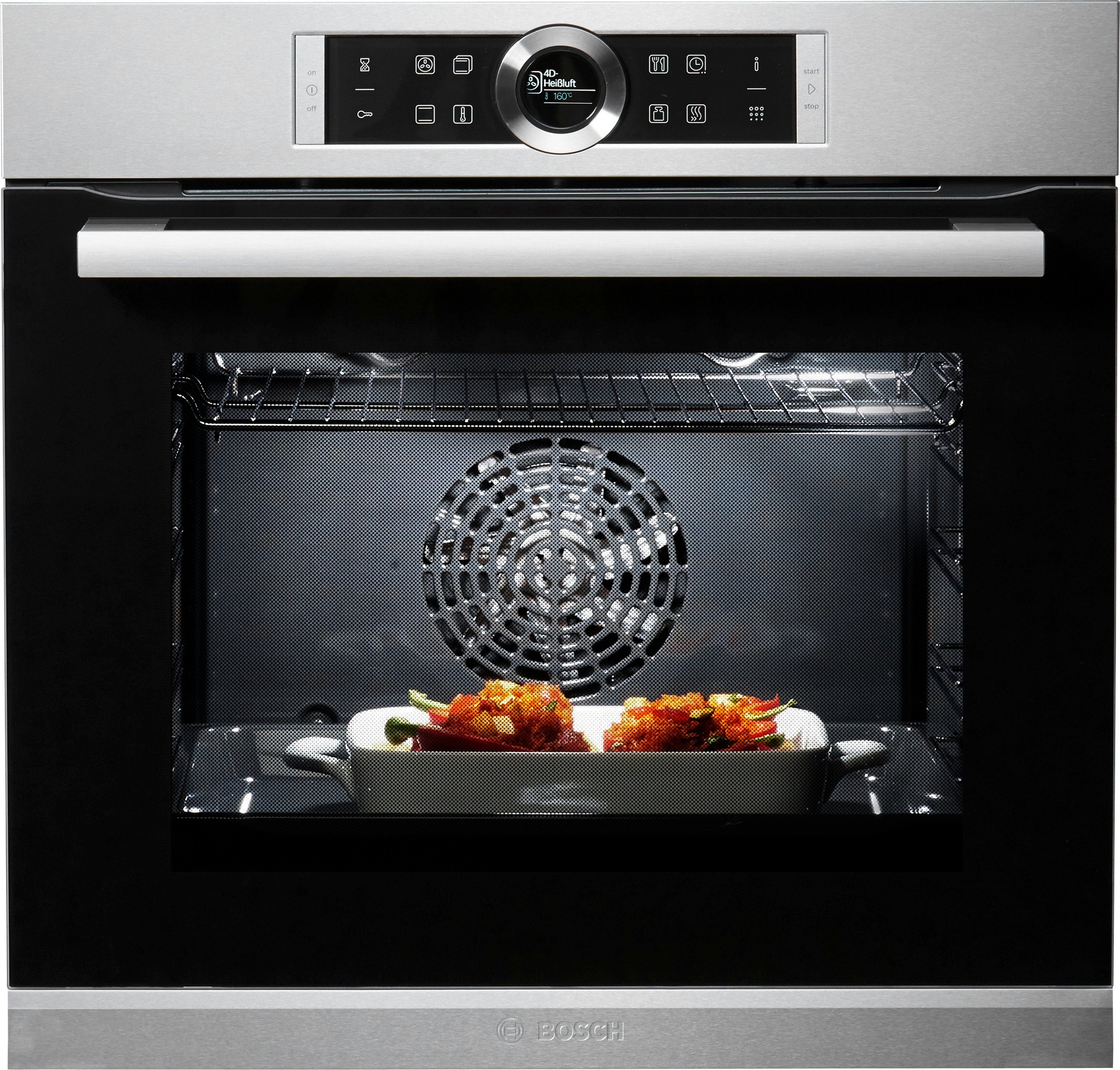 9. Bild von BOSCH Pyrolyse Backofen »HBG675BS1«, Serie 8, mit Teleskopauszug nachrüstbar, Pyrolyse-Selbstreinigung, mit AutoPilot