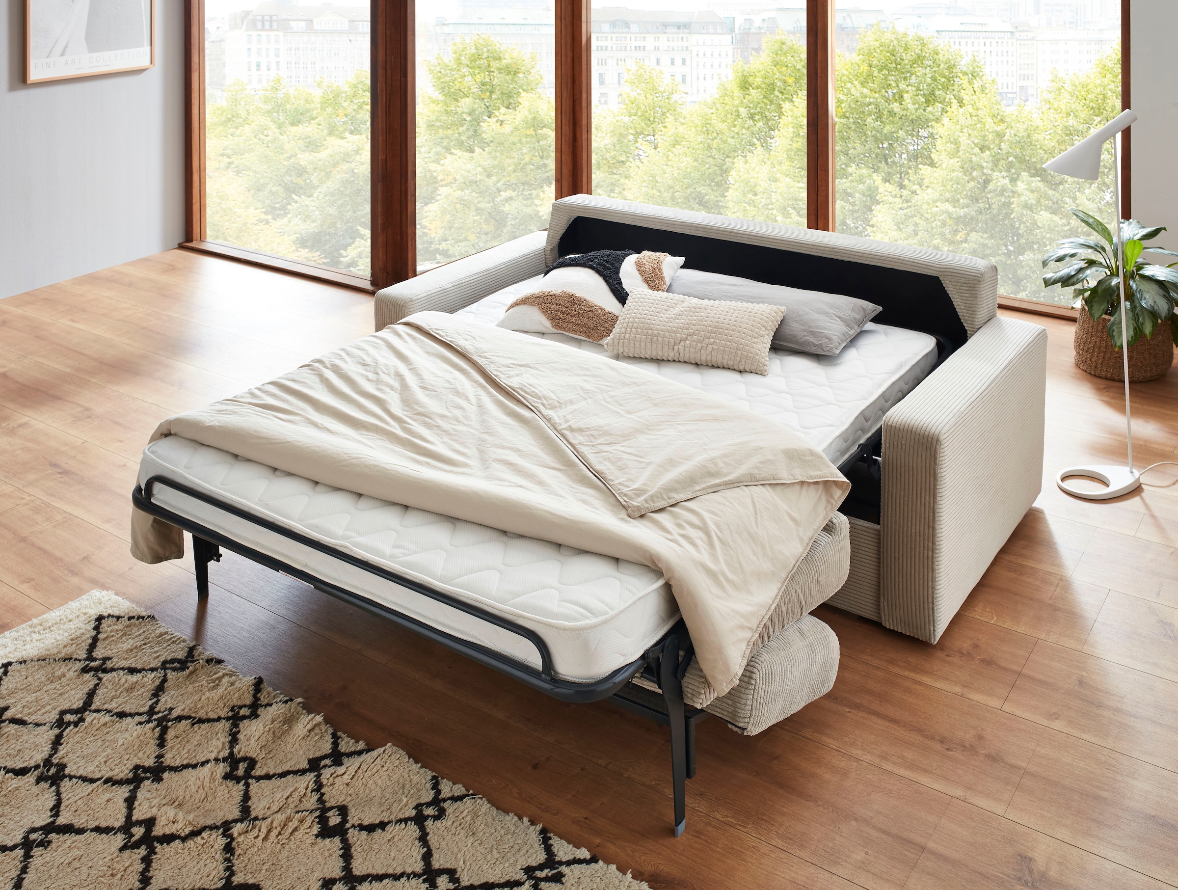 ATLANTIC home collection Schlafsofa »Rolando«, für Dauerschläfer geeignet inklusive hochwertiger Matratze