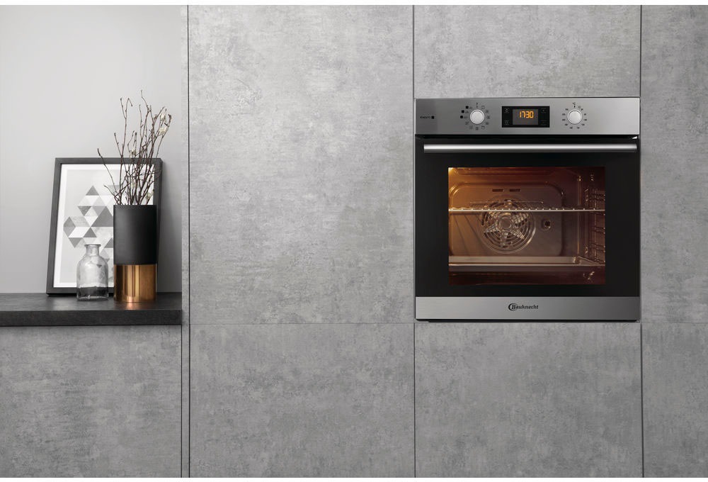 BAUKNECHT Backofen-Set »BAKO Steam 2«, BAKO Steam 2, mit 2-fach-Teleskopauszug, mit Dampffunktion