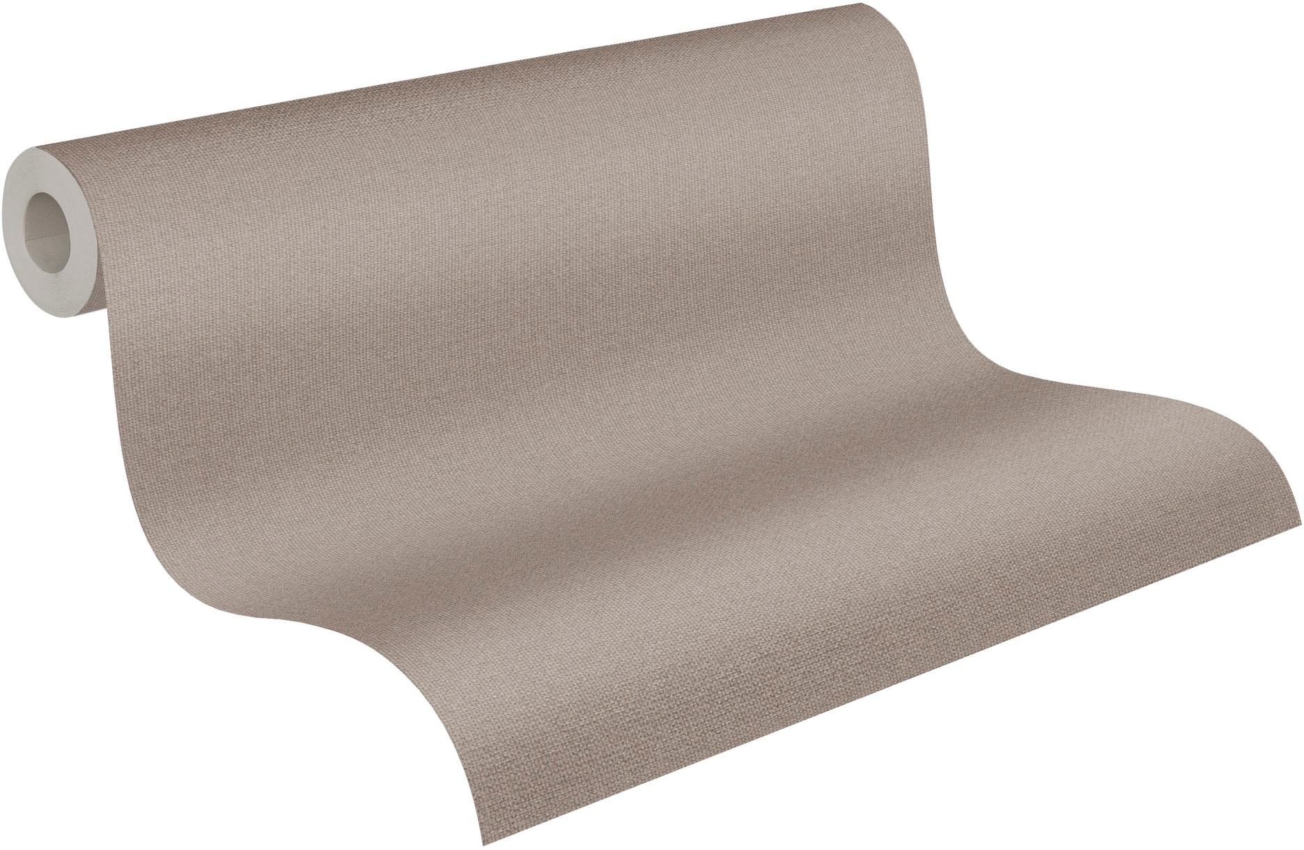 A.S. Création Vliestapete »Nara Einfarbig«, matt-gemustert-neutral, Unitapete Tapeten Wohnzimmer Schlafzimmer Küche modern Flur Design