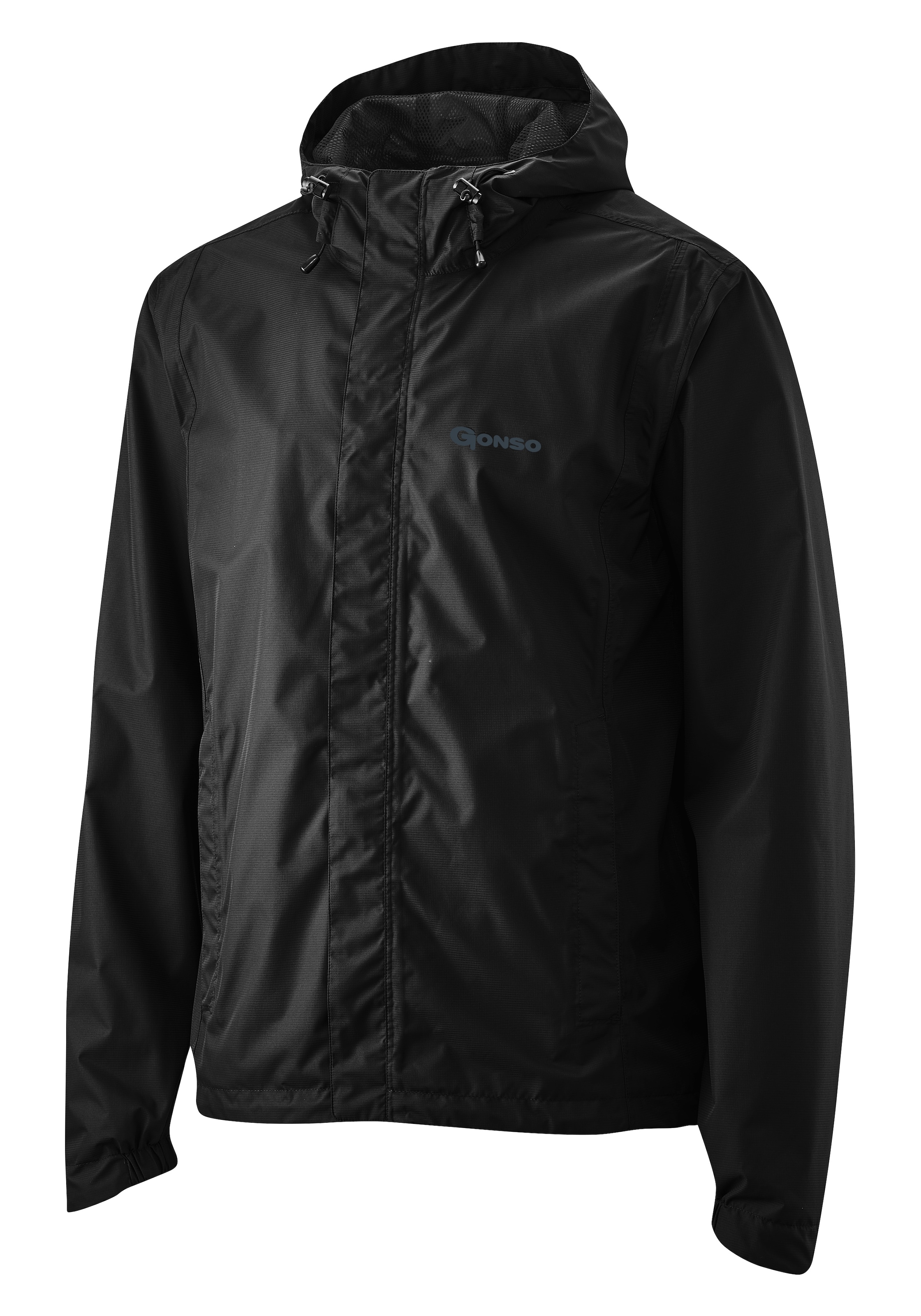 Gonso Fahrradjacke »Save Light«, Herren Regenjacke wind- und wasserdicht, Radjacke mit Kapuze