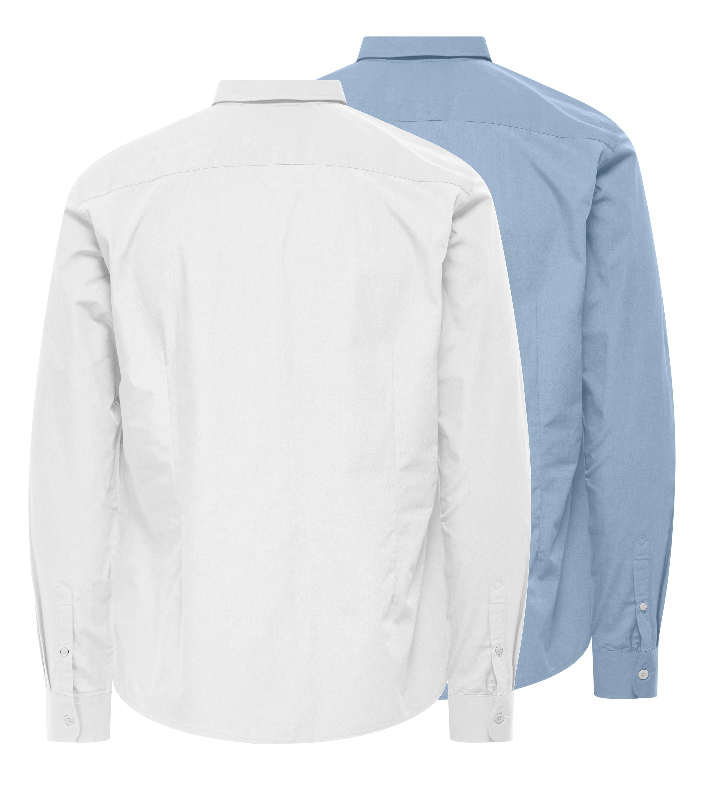ONLY & SONS Langarmhemd »ONSFLORIA LIFE LS POPLIN SHIRT 2-PKT OTL« Packung, 2