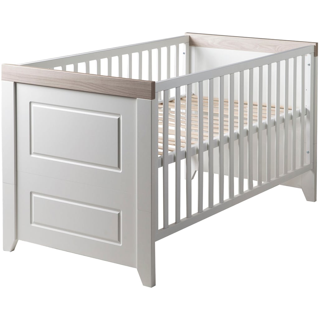 roba® Babyzimmer-Komplettset »Felicia«, (Set, 3 St., Kinderbett, Wickelkommode, Kleiderschrank), mit Kinderbett, Schrank und Wickelkommode