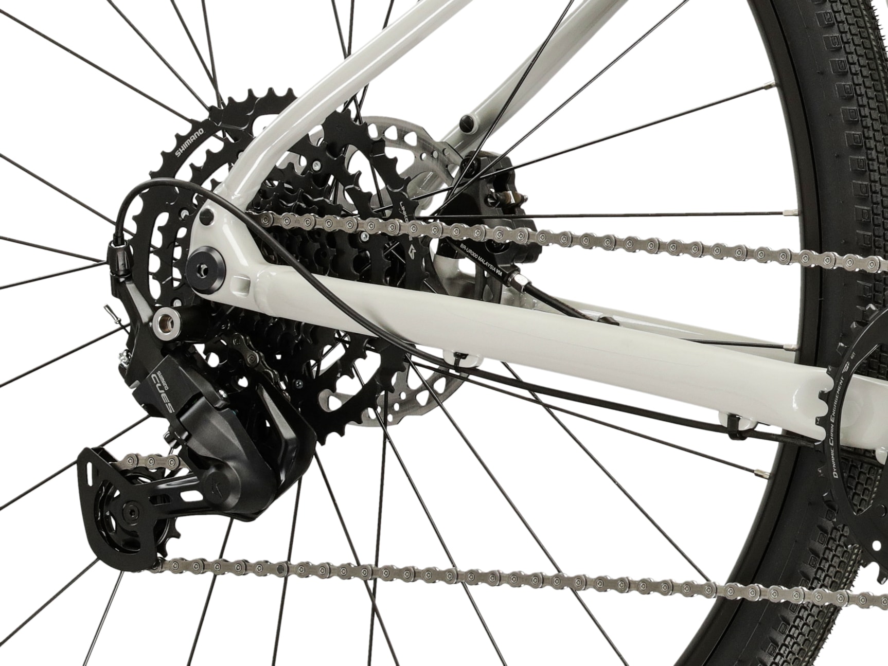 Kross Gravelbike »KROSS Gravelbike Esker 1.0 28" grau 9 Gänge« 18 Gang Shimano CUES U3020 Schaltwerk Kettenschaltung