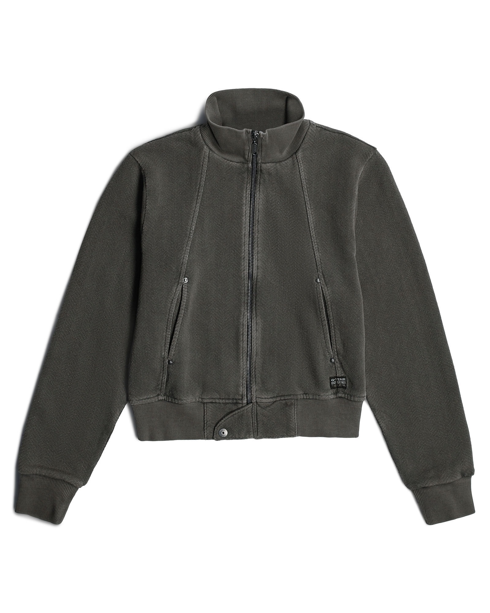 G-STAR Longpullover »Track Overdyed Slim Sweaterjacke«