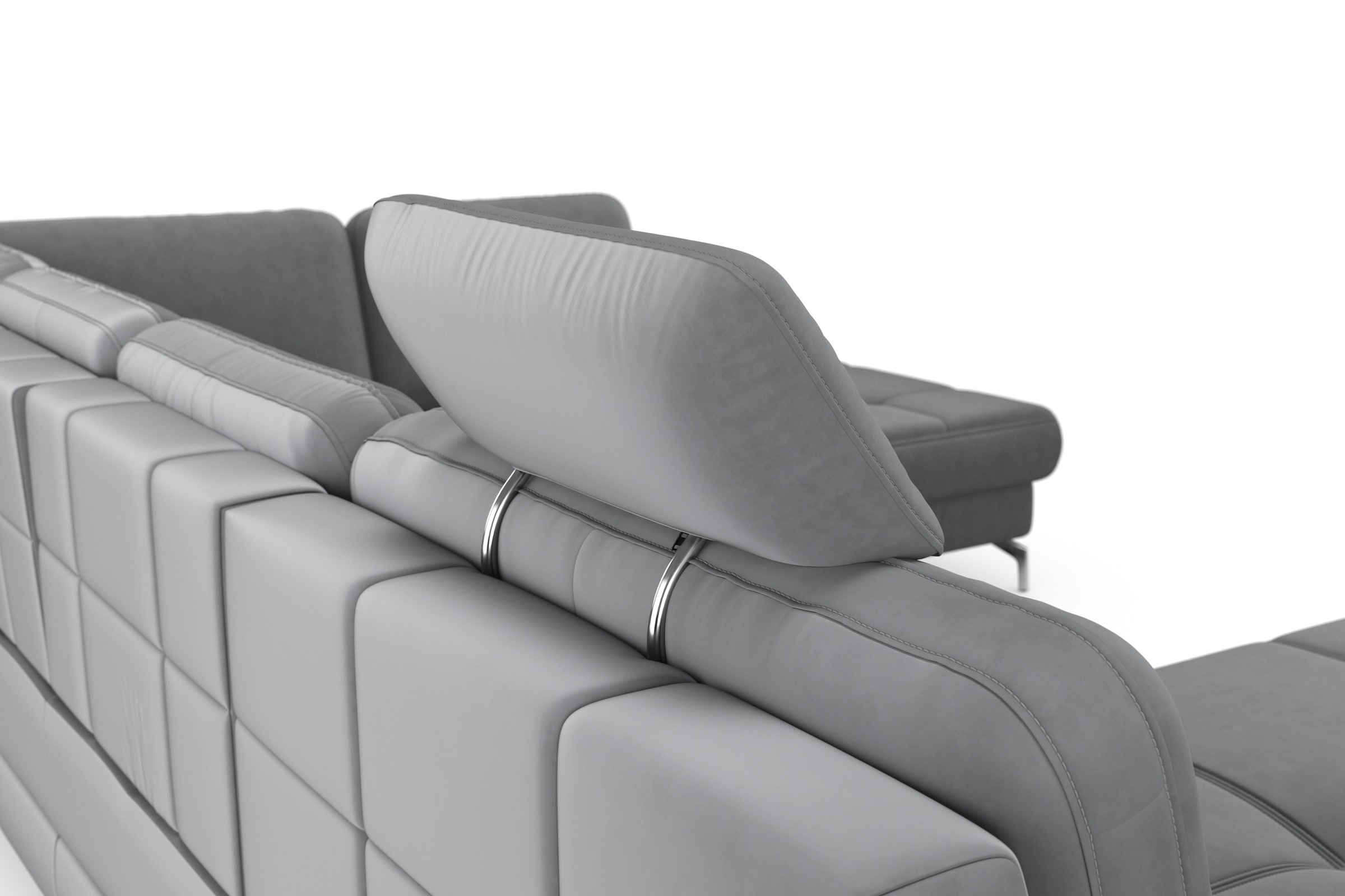 sit&more Wohnlandschaft »Bendigo U-Form«, inklusive Sitztiefenverstellung, Bodenfreiheit 12 cm, in 2 Fußfarben