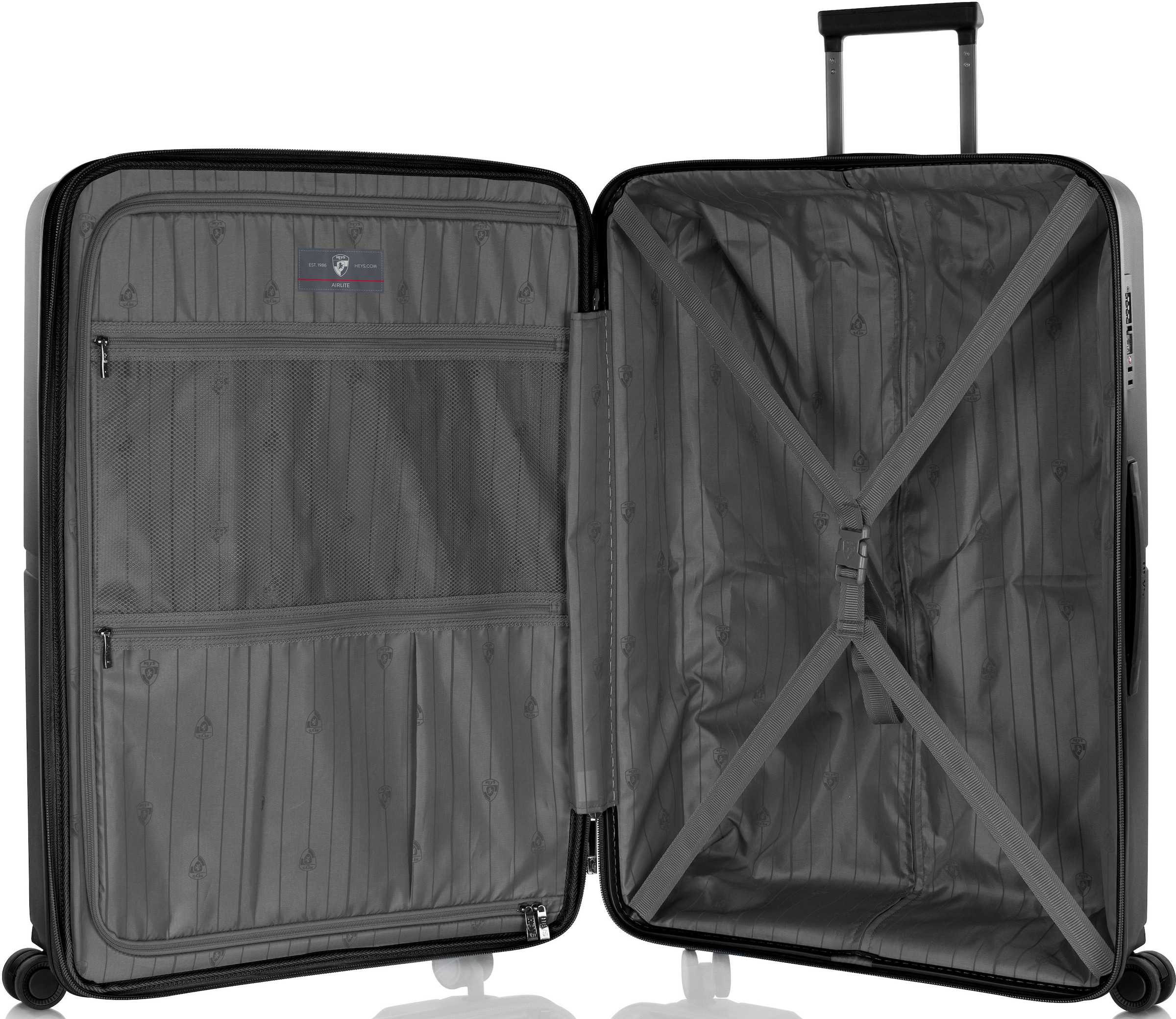 Heys Hartschalen-Trolley »AirLite, 76 cm«, 4 Rollen, Reisegepäck Koffer groß Reisekoffer TSA Schloss Volumenerweiterung