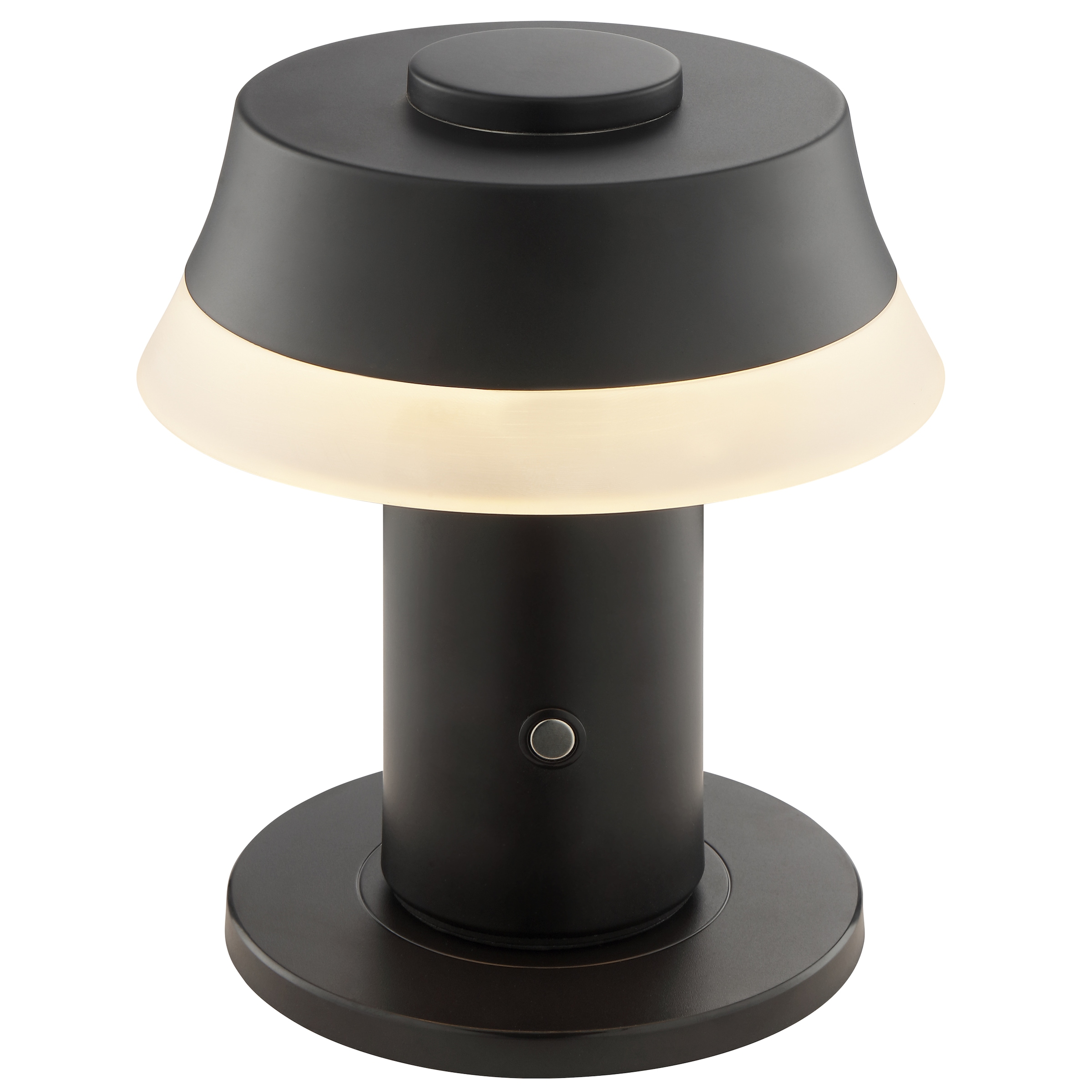 Brilliant LED Tischleuchte »Kinich« LED-Modul 1 Stk. Warmweiß LED Akku-Leuchte, 17 cm, 240 lm, per wireless charging & USB ladbar