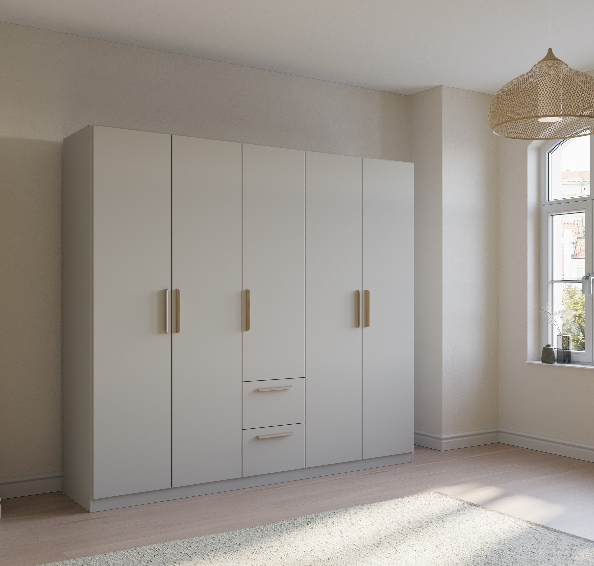 rauch Kleiderschrank »Skandi by Quadra Spin Schlafzimmerschrank«, im Landha günstig online kaufen